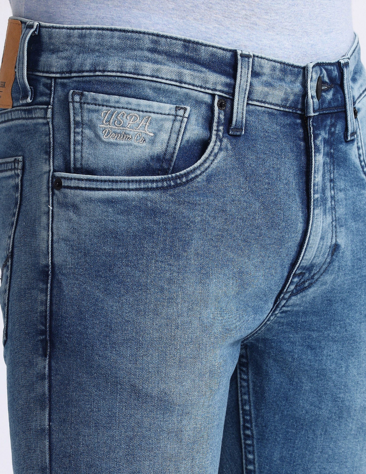 Regallo Skinny Fit Blue Jeans - Image 7