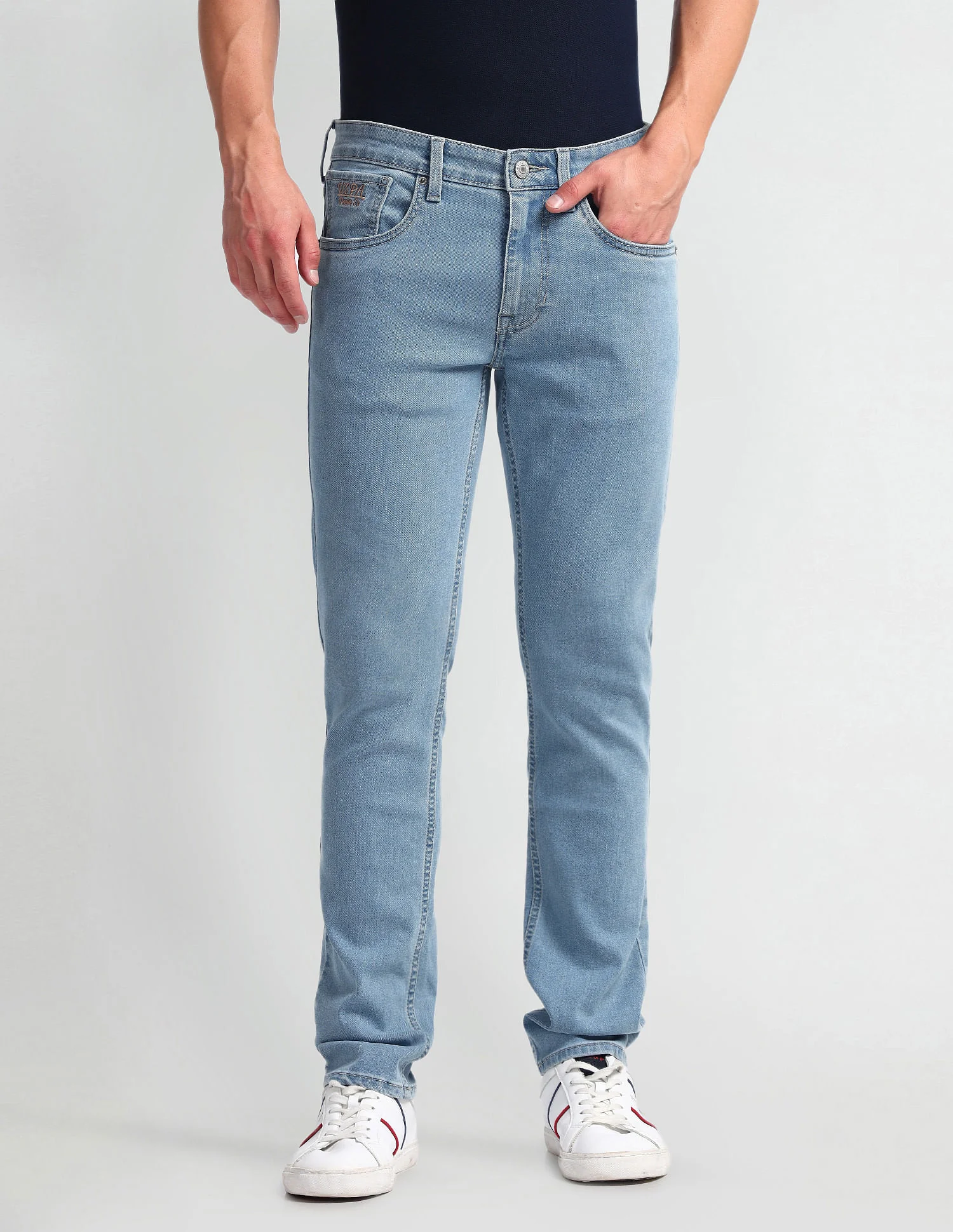 Regallo Skinny Fit Blue Jeans - Image 6