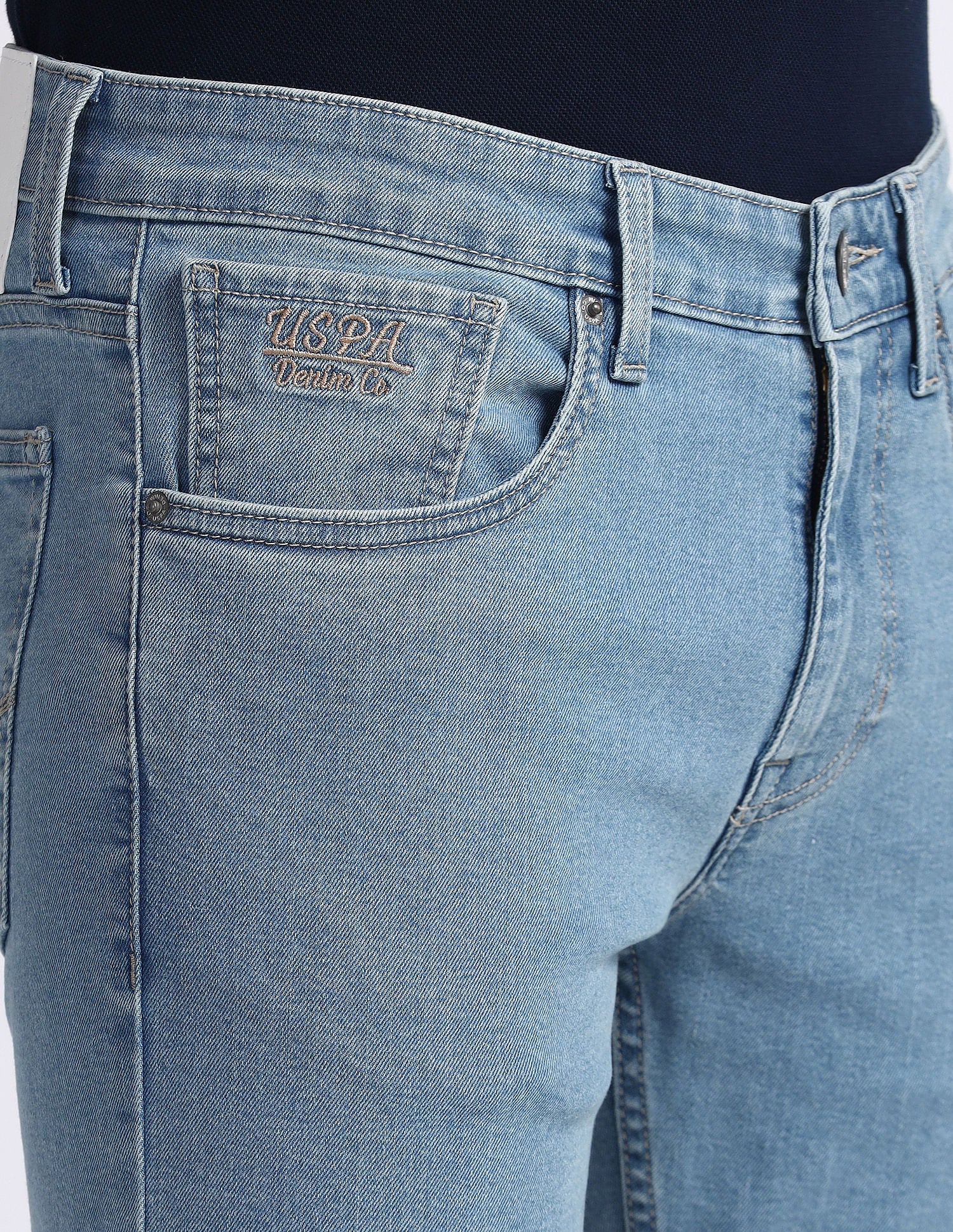 Regallo Skinny Fit Blue Jeans - Image 7