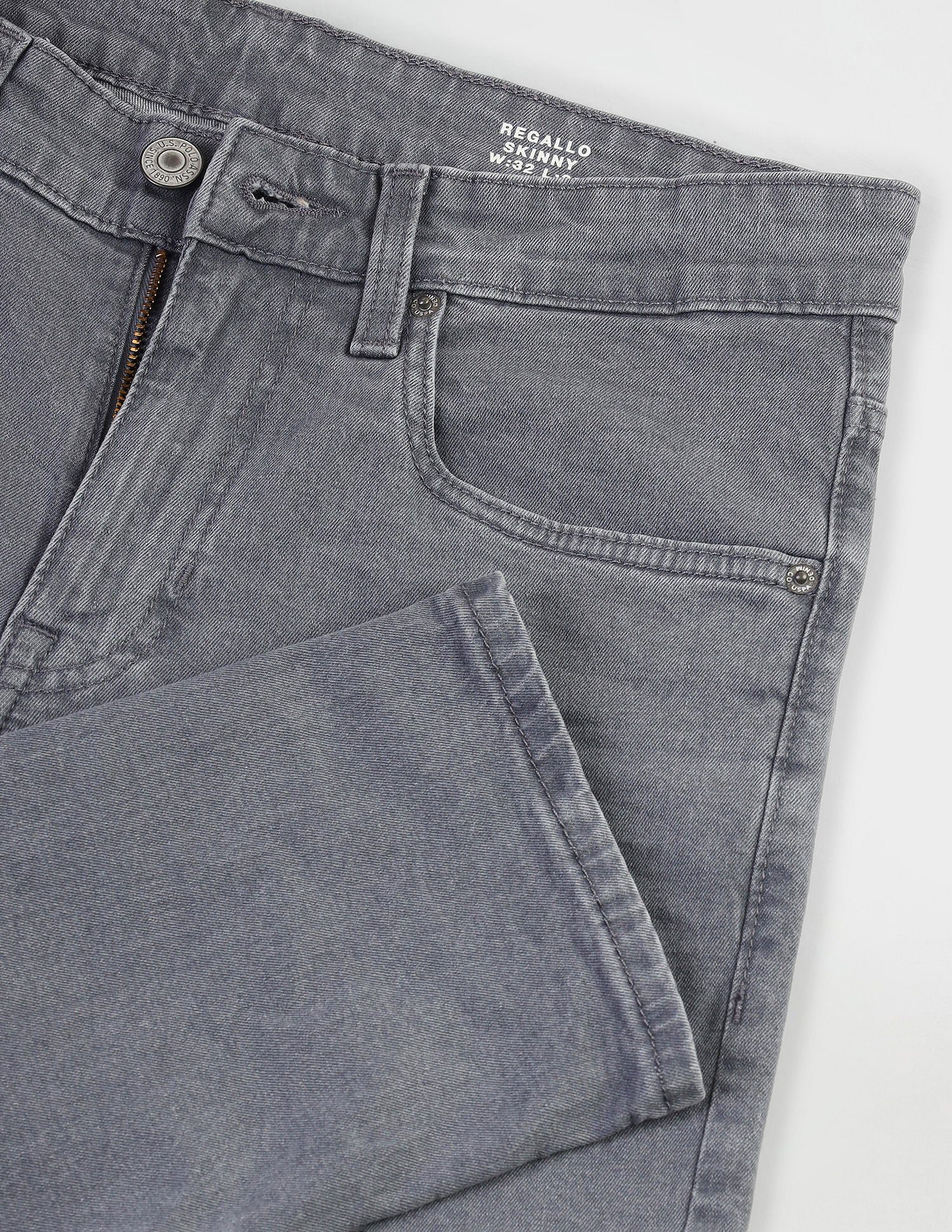 Regallo Skinny Fit Grey Jeans - Image 2