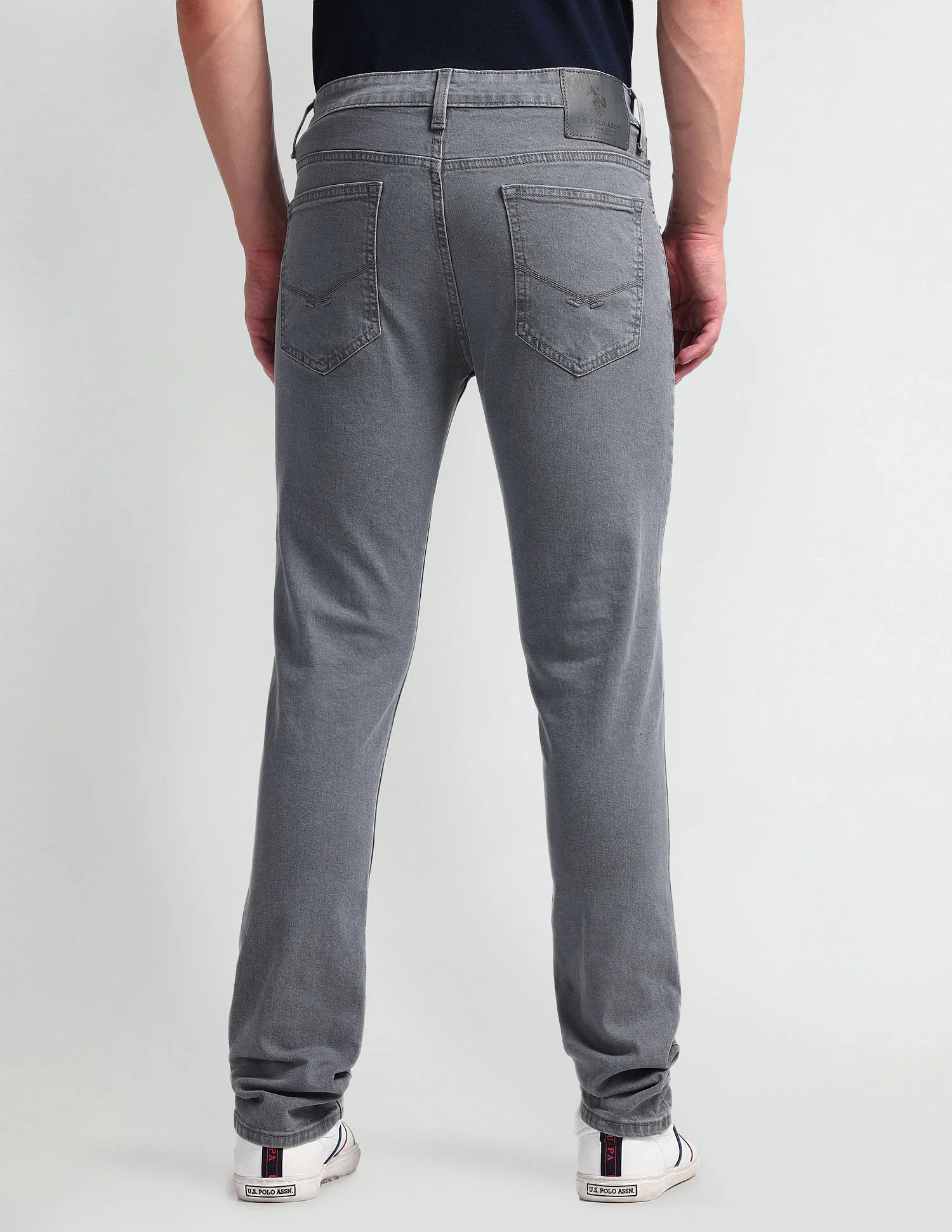 Regallo Skinny Fit Grey Jeans - Image 5