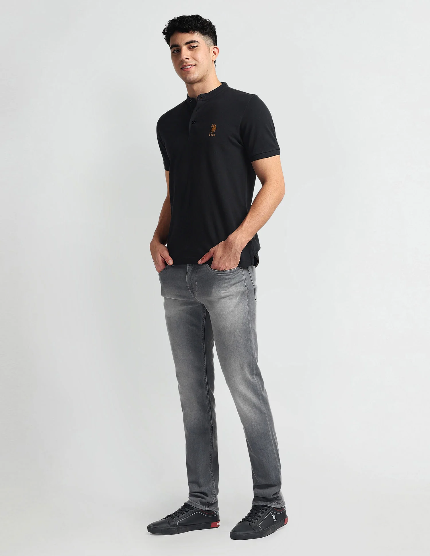 Regallo Skinny Fit Grey Jeans - Image 3