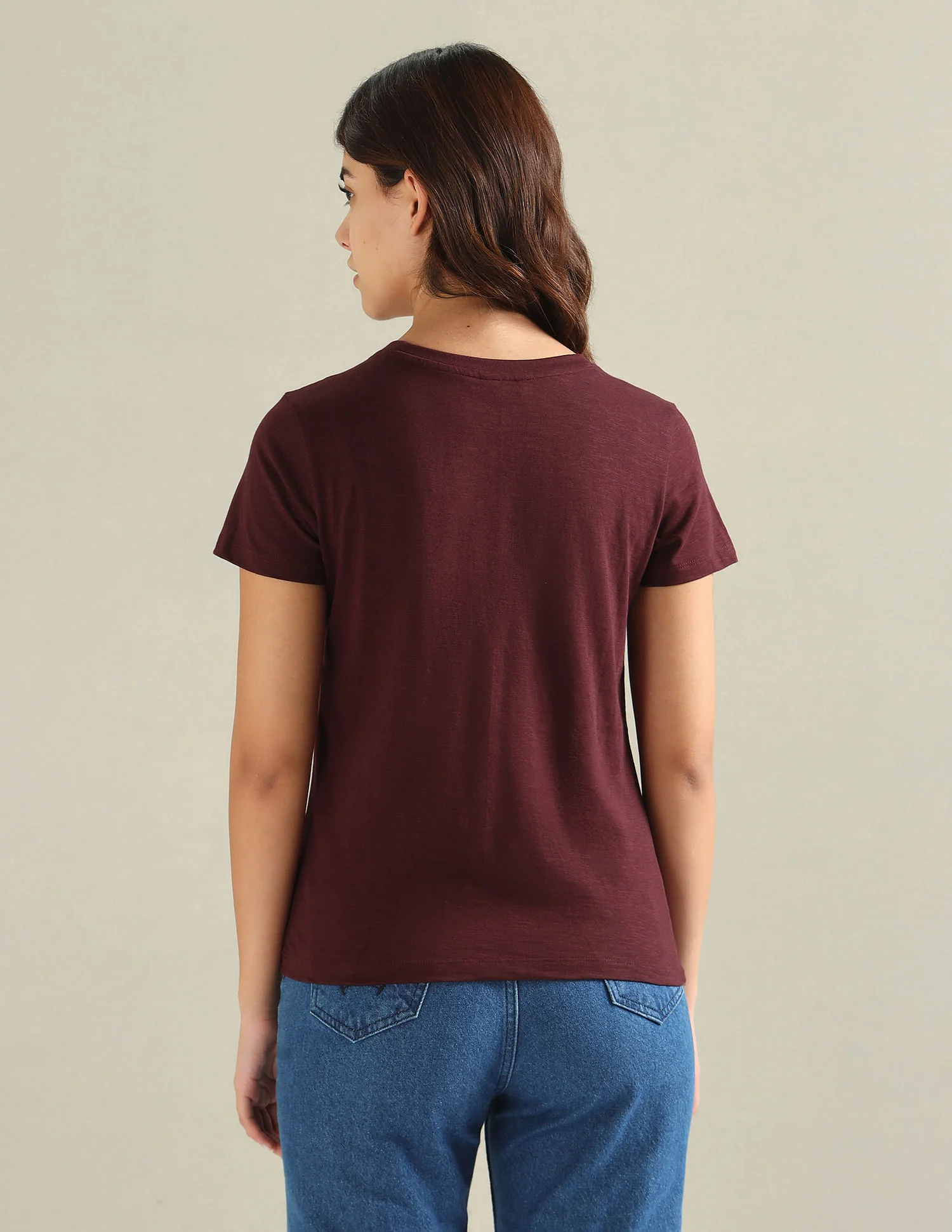 Brand Print Cotton Slub T-Shirt - Image 5
