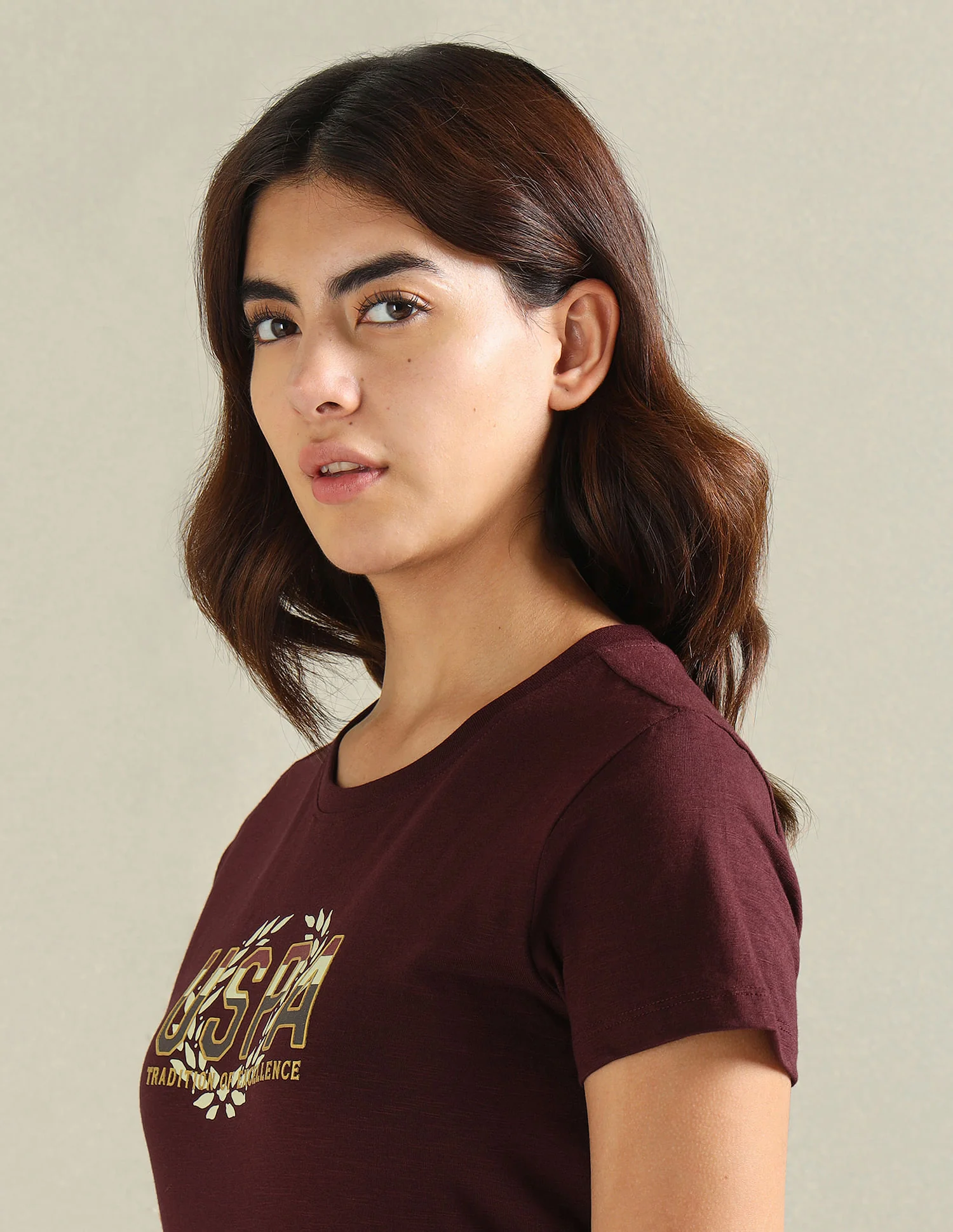 Brand Print Cotton Slub T-Shirt - Image 7