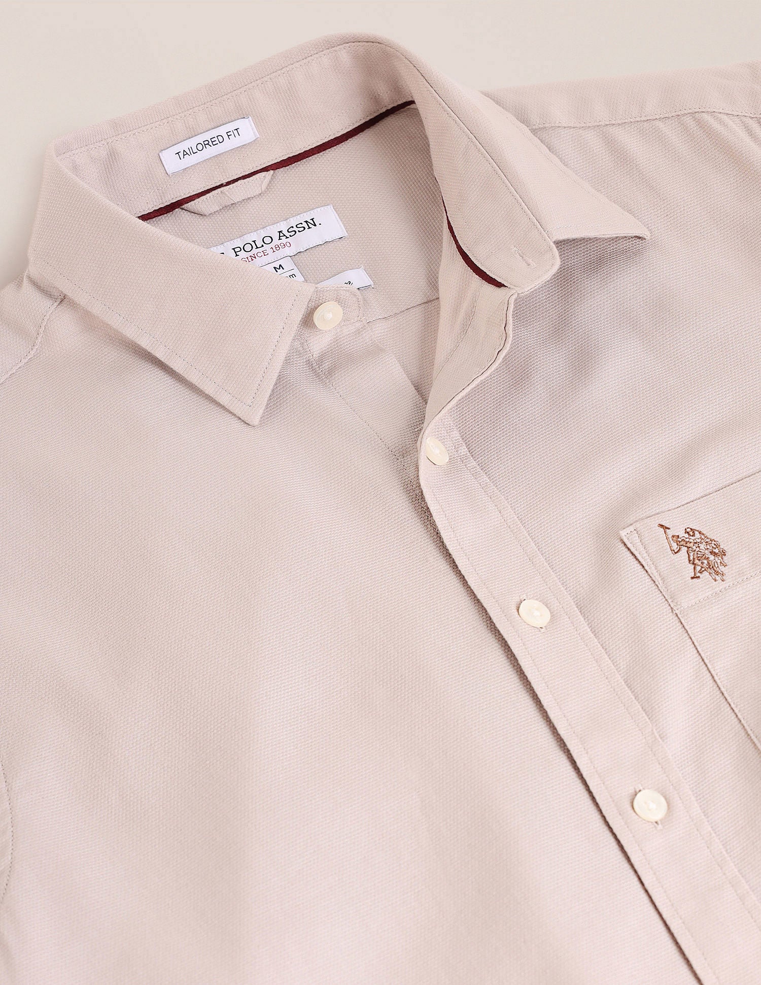 Regular Fit Dobby Shirt - Image 2
