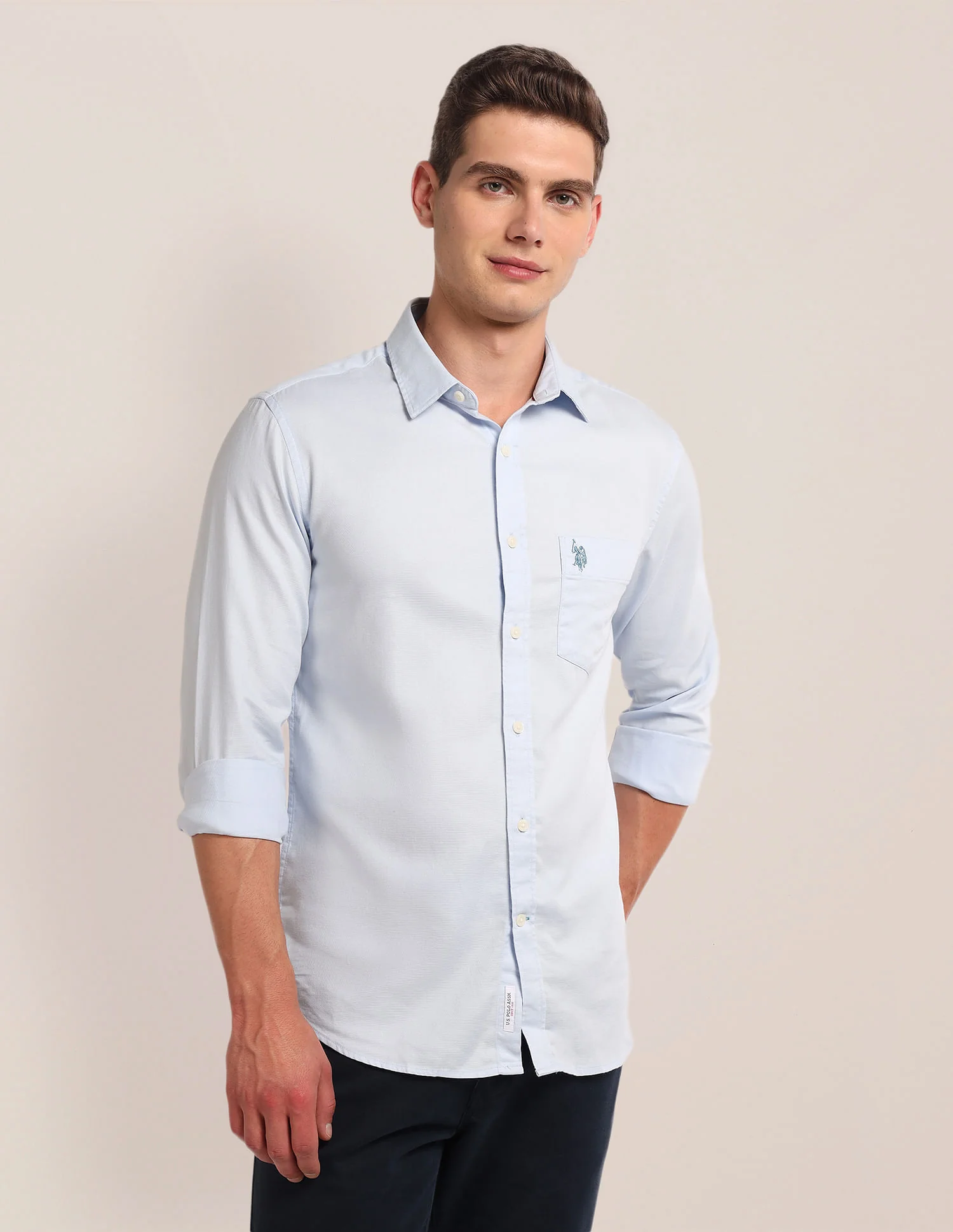 Regular Fit Dobby Shirt