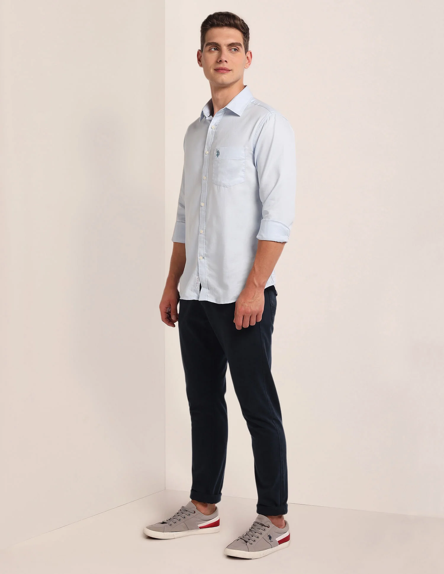 Regular Fit Dobby Shirt - Image 3