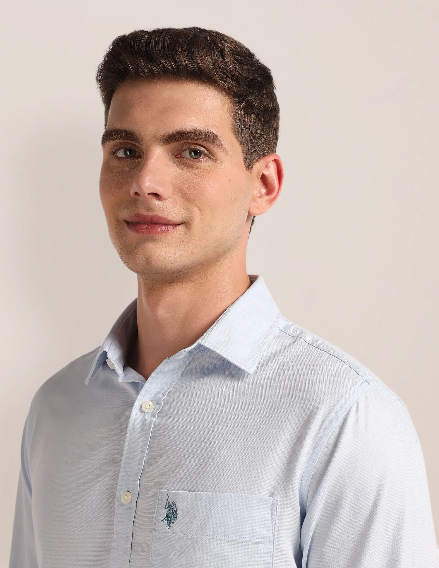 Regular Fit Dobby Shirt - Image 7