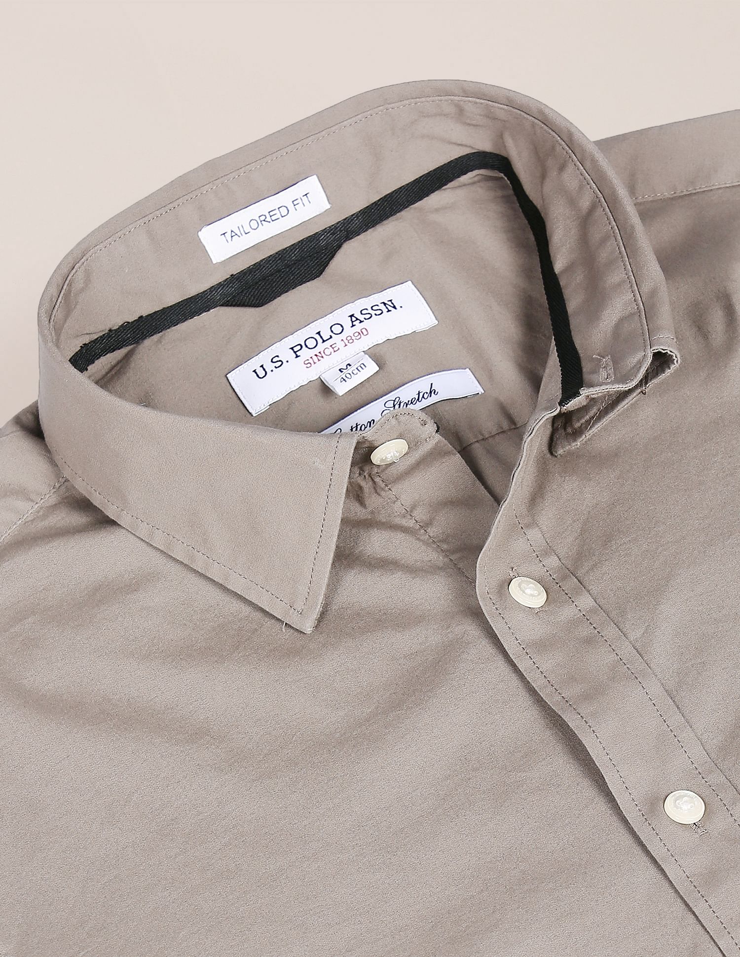 Regular Fit Solid Casual Shirt - Image 2