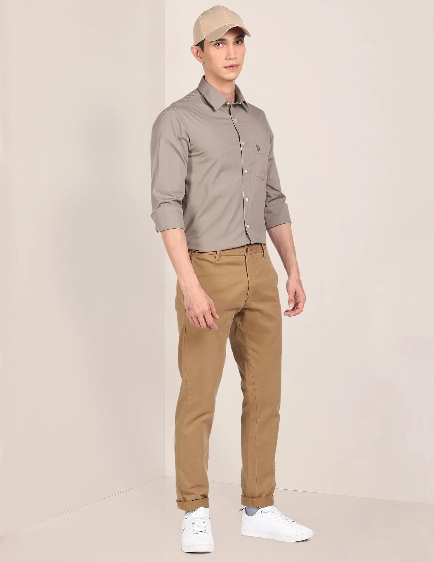 Regular Fit Solid Casual Shirt - Image 3