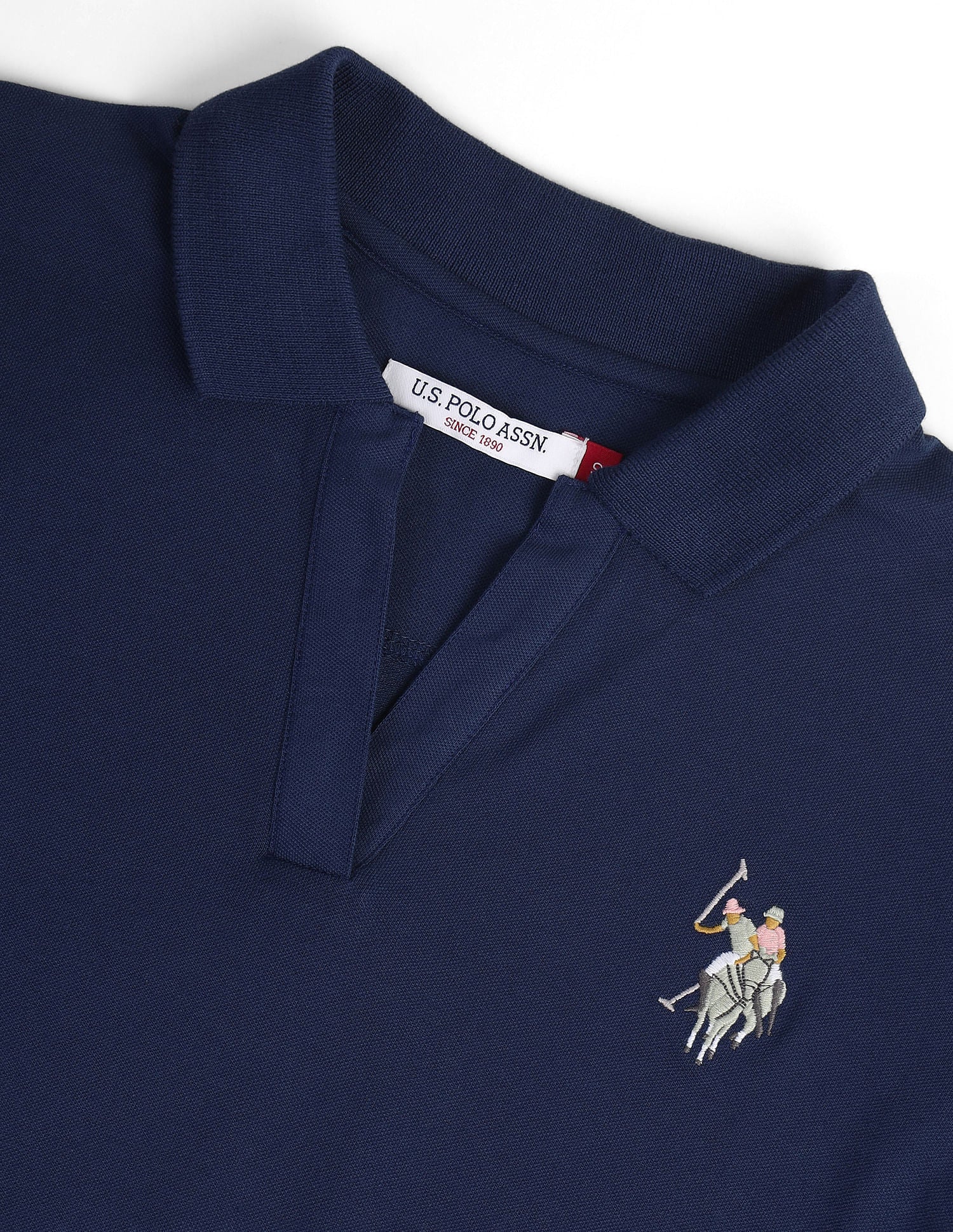 Cotton Stretch Boxy Polo Shirt - Image 2