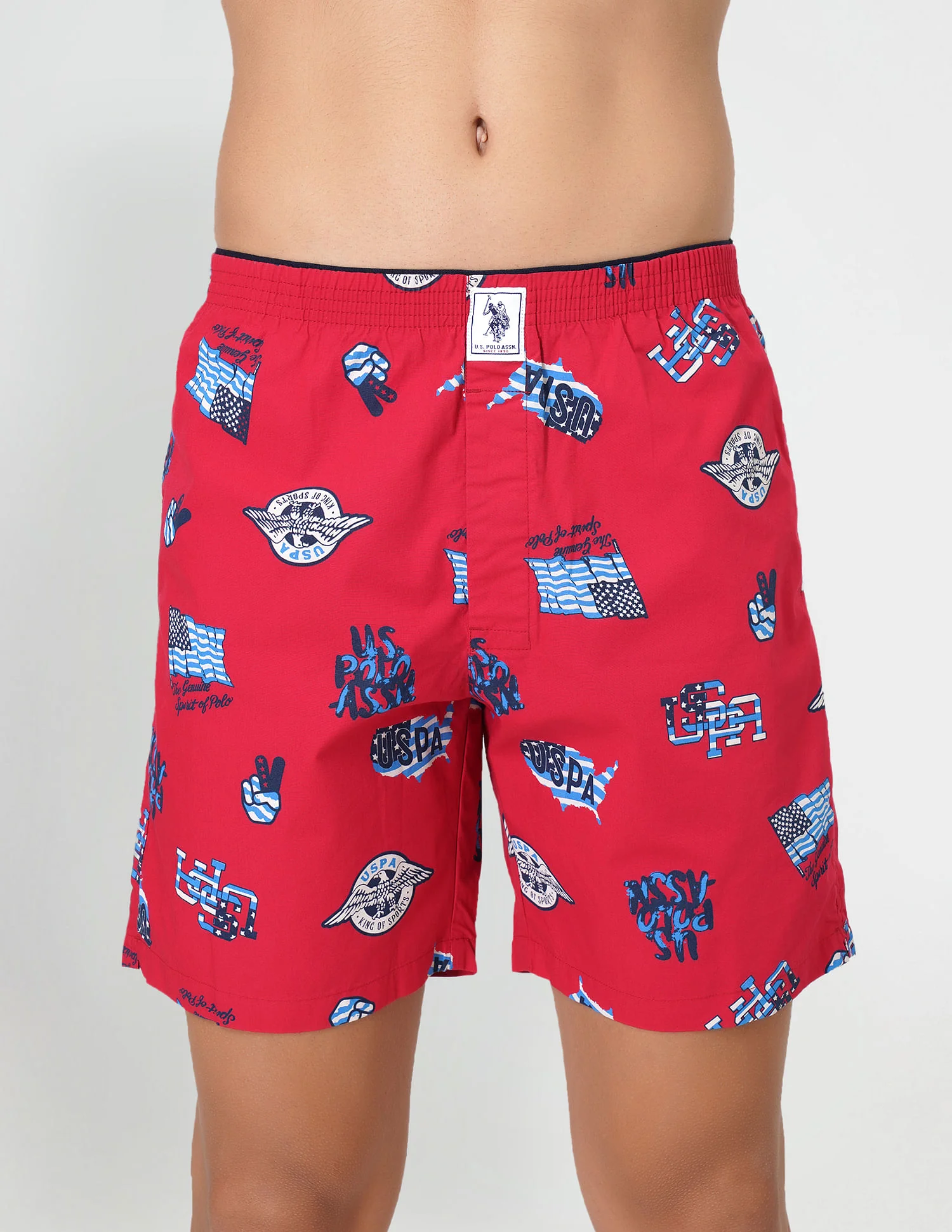 Relaxed Fit Printed IYAB Boxers - Pack Of 1