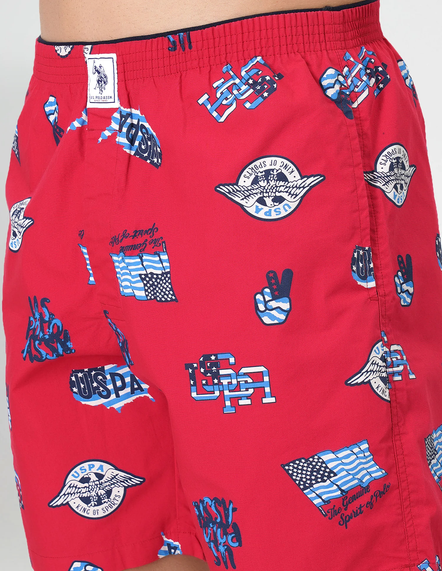 Relaxed Fit Printed IYAB Boxers - Pack Of 1 - Image 5