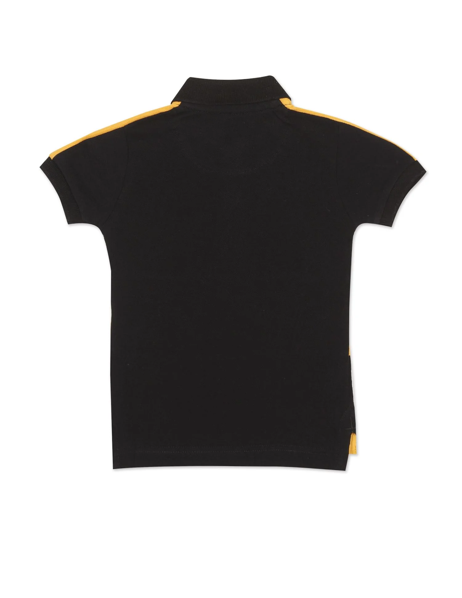 Ribbed Collar Branding Polo Shirt - Image 2