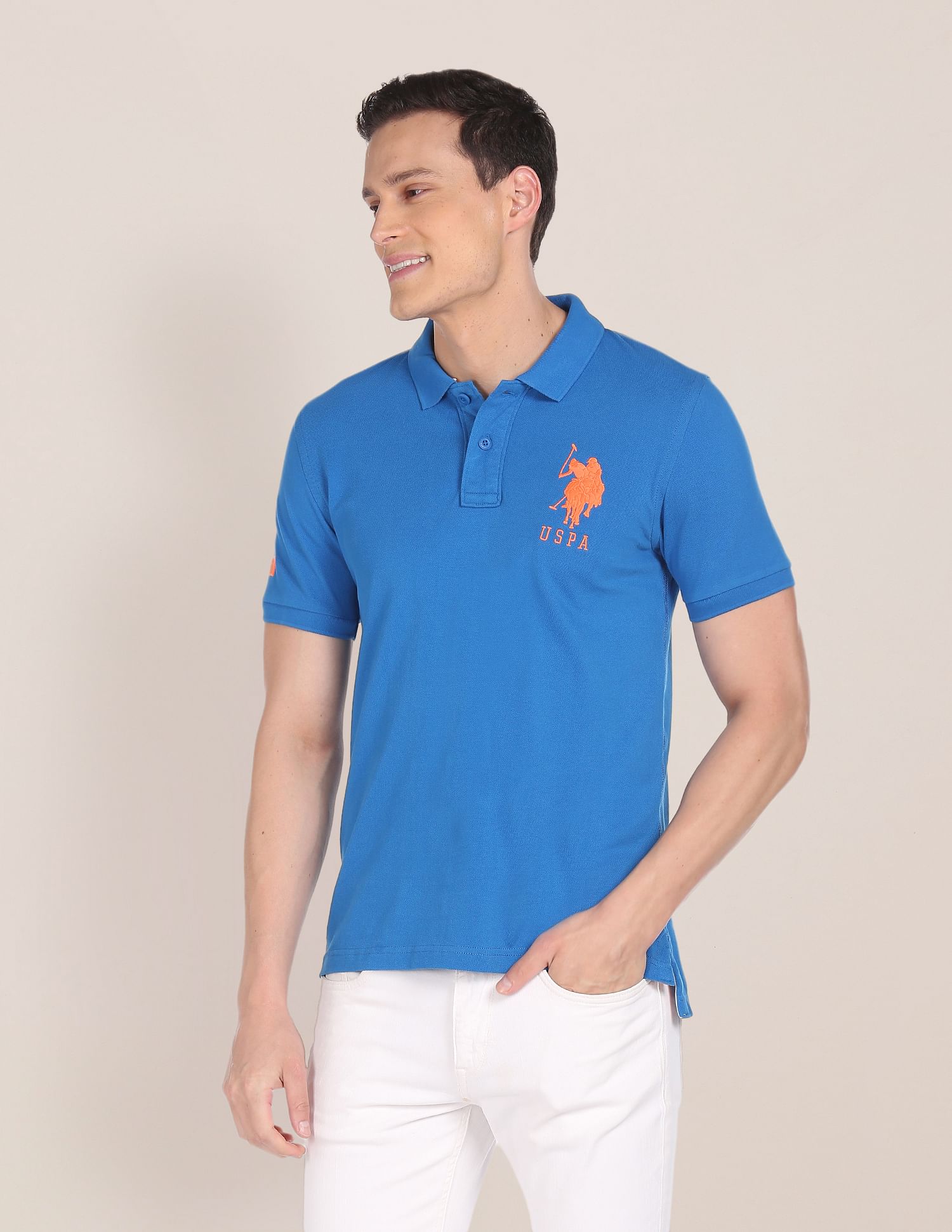 Compact Cotton Logo Polo Shirt - Image 4
