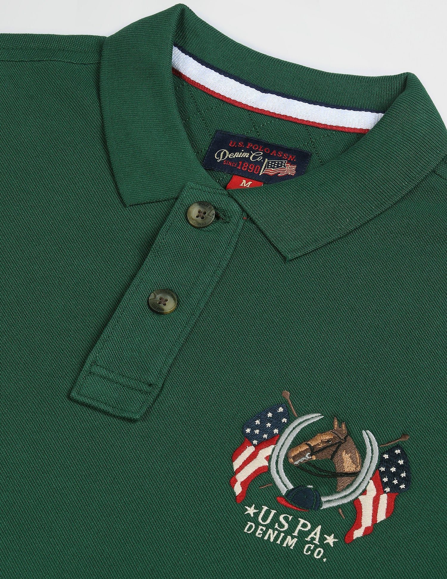Cotton Solid Polo Shirt - Image 2