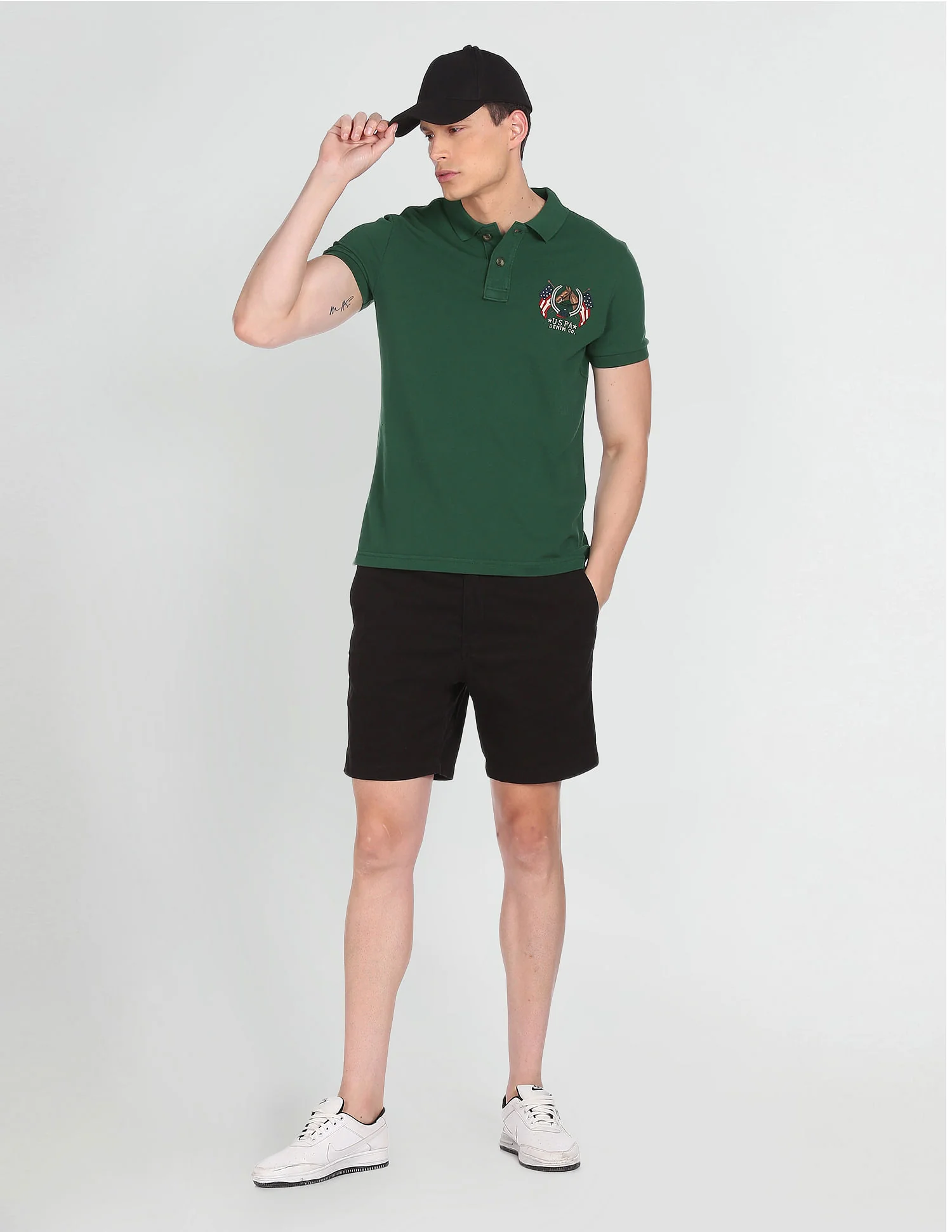Cotton Solid Polo Shirt - Image 3