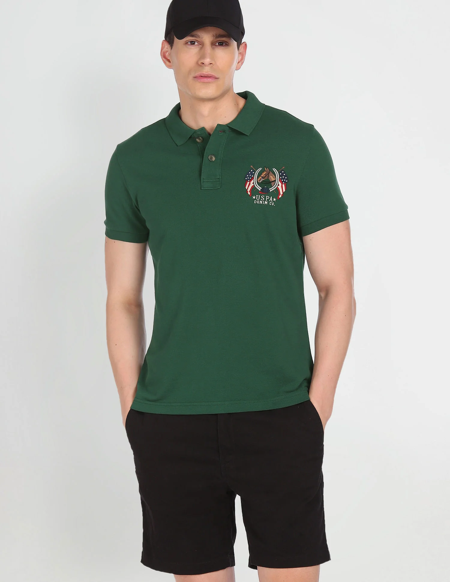 Cotton Solid Polo Shirt - Image 6