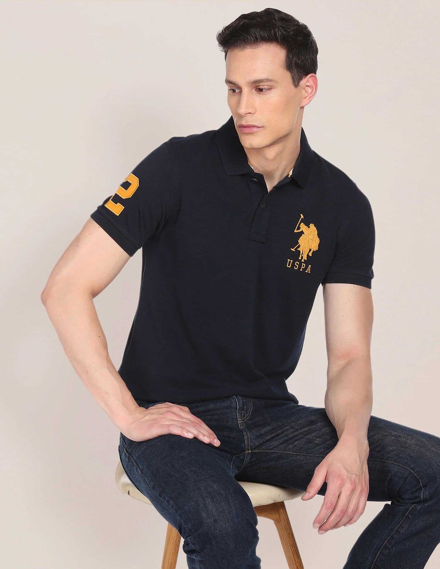 Compact Cotton Logo Polo Shirt - Image 6