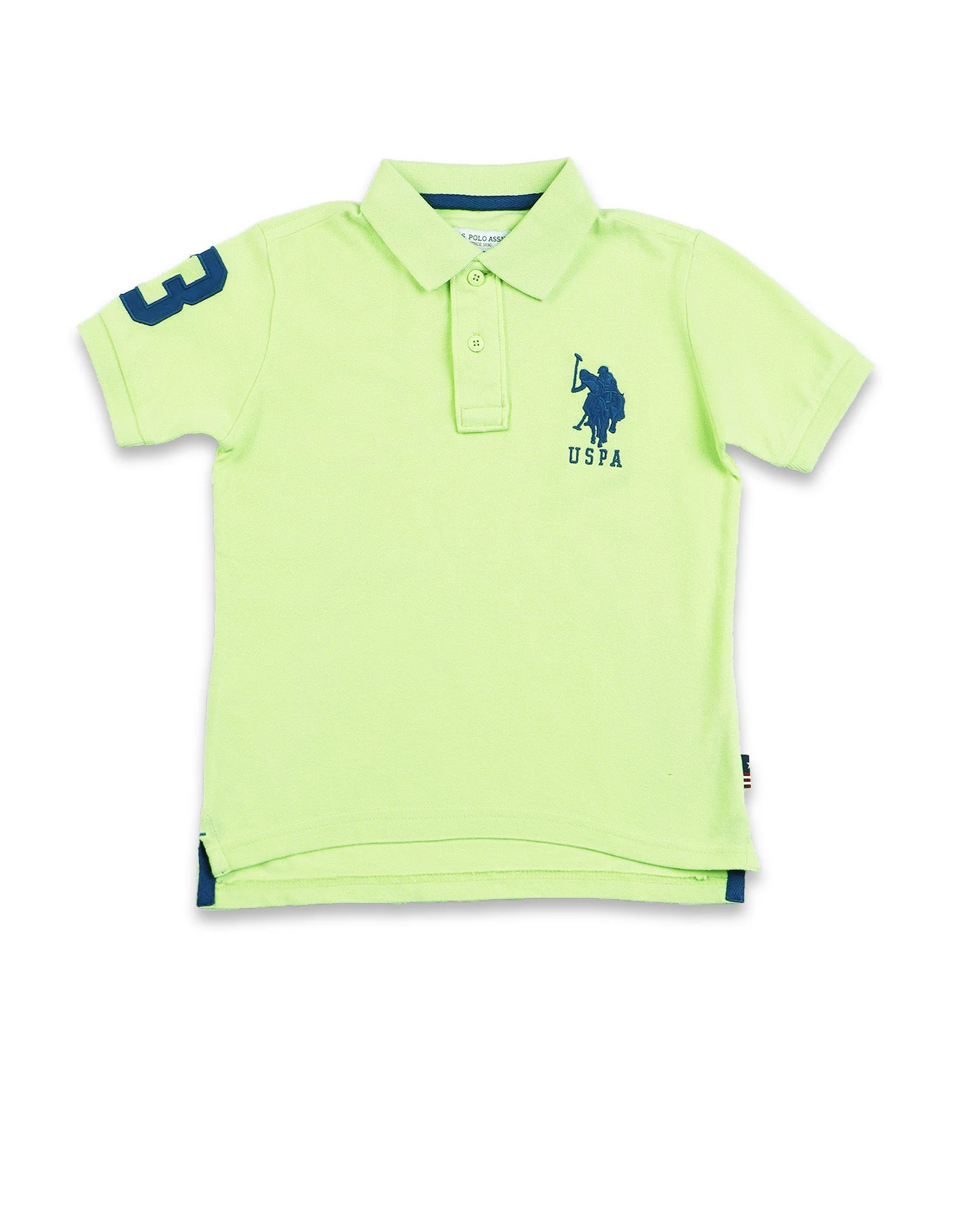 Ribbed Collar Pique Polo Shirt - Image 6