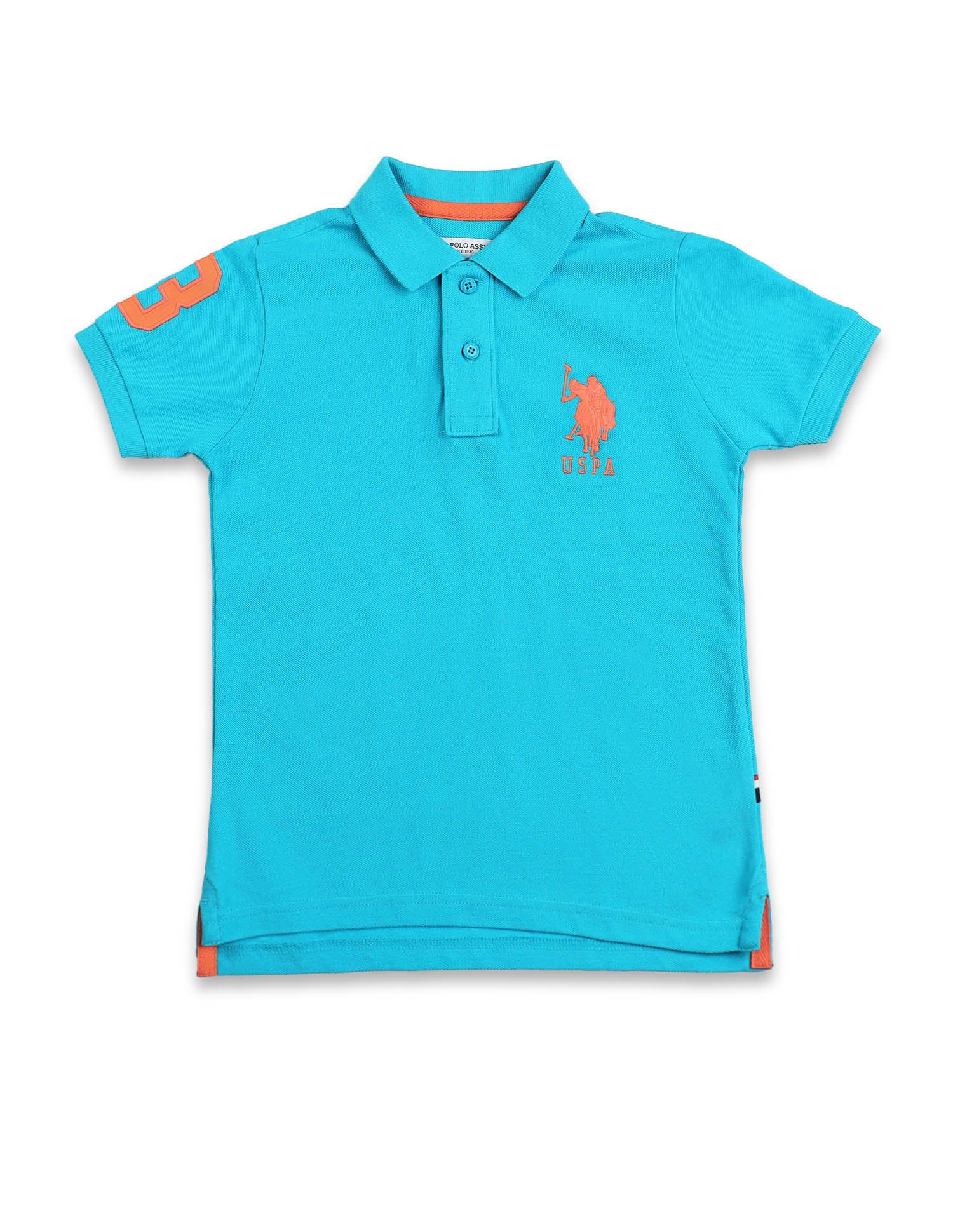 Ribbed Collar Pique Polo Shirt - Image 6