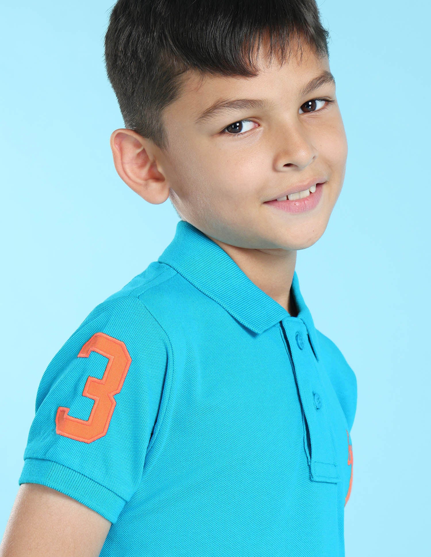 Ribbed Collar Pique Polo Shirt - Image 9