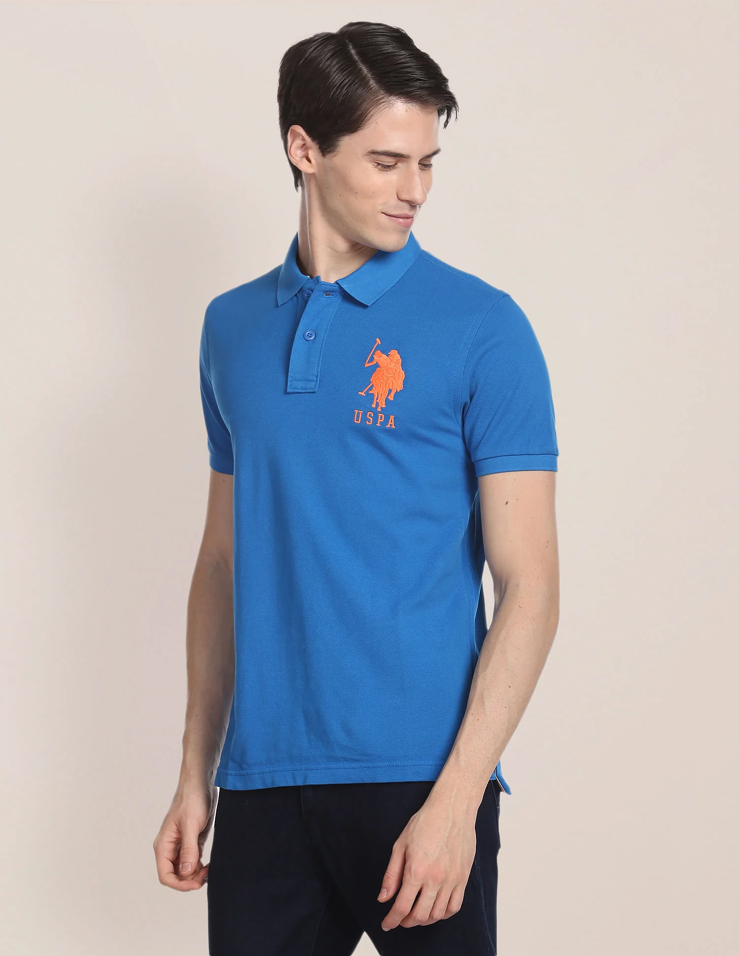 Compact Cotton Logo Polo Shirt - Image 4