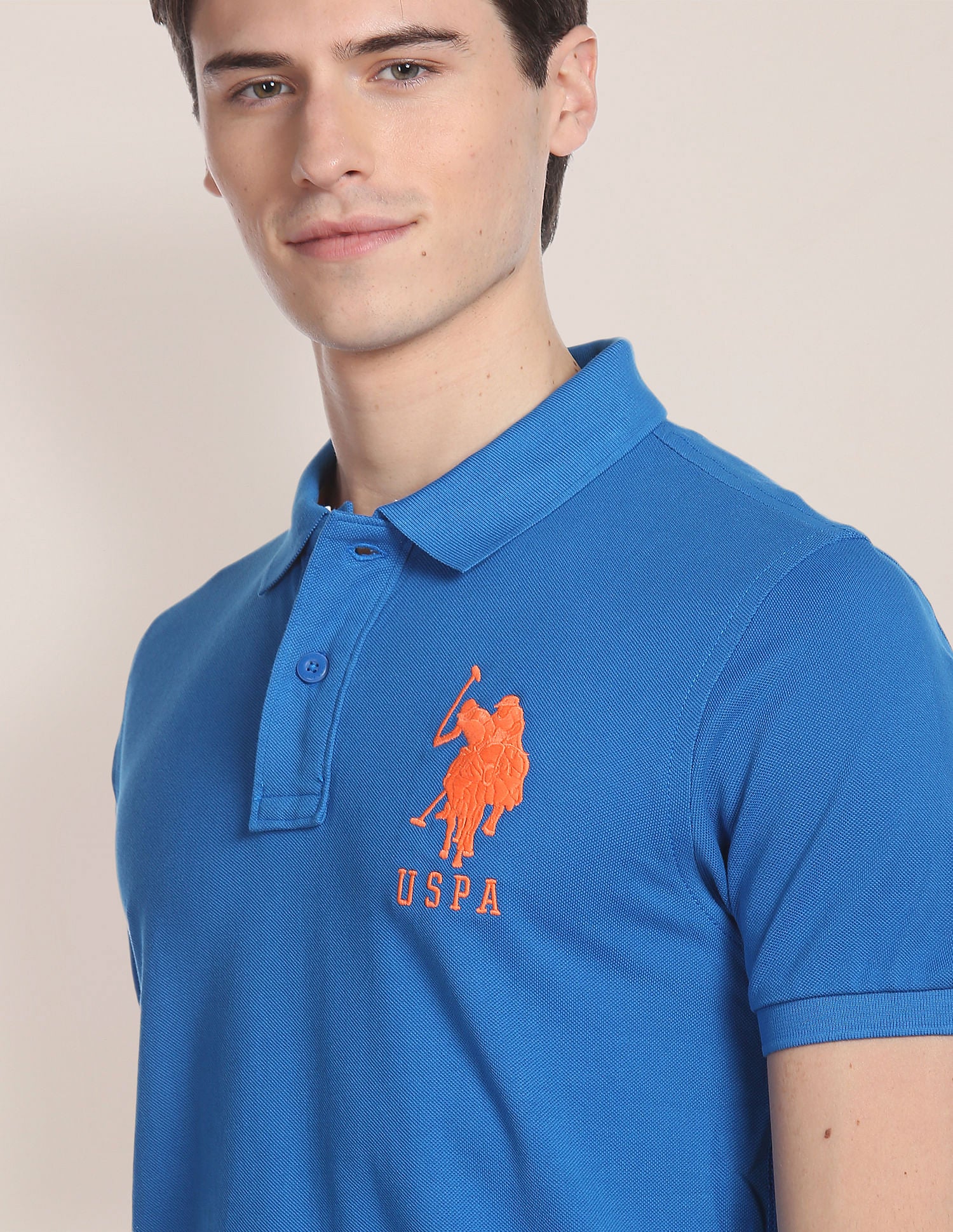 Compact Cotton Logo Polo Shirt - Image 7
