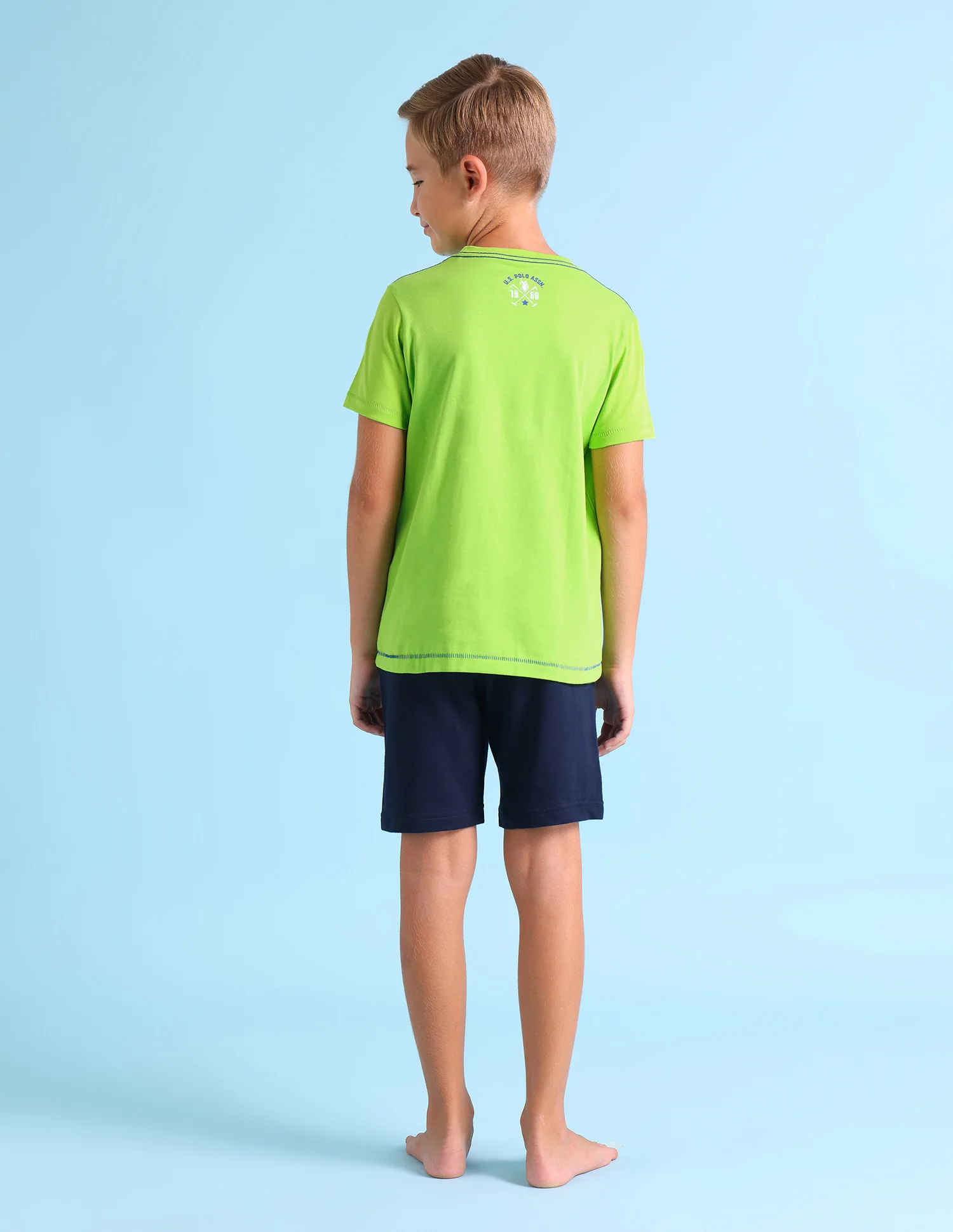 Ribbed Neck Cotton IKEA Lounge T-Shirt - Pack Of 1 - Image 4