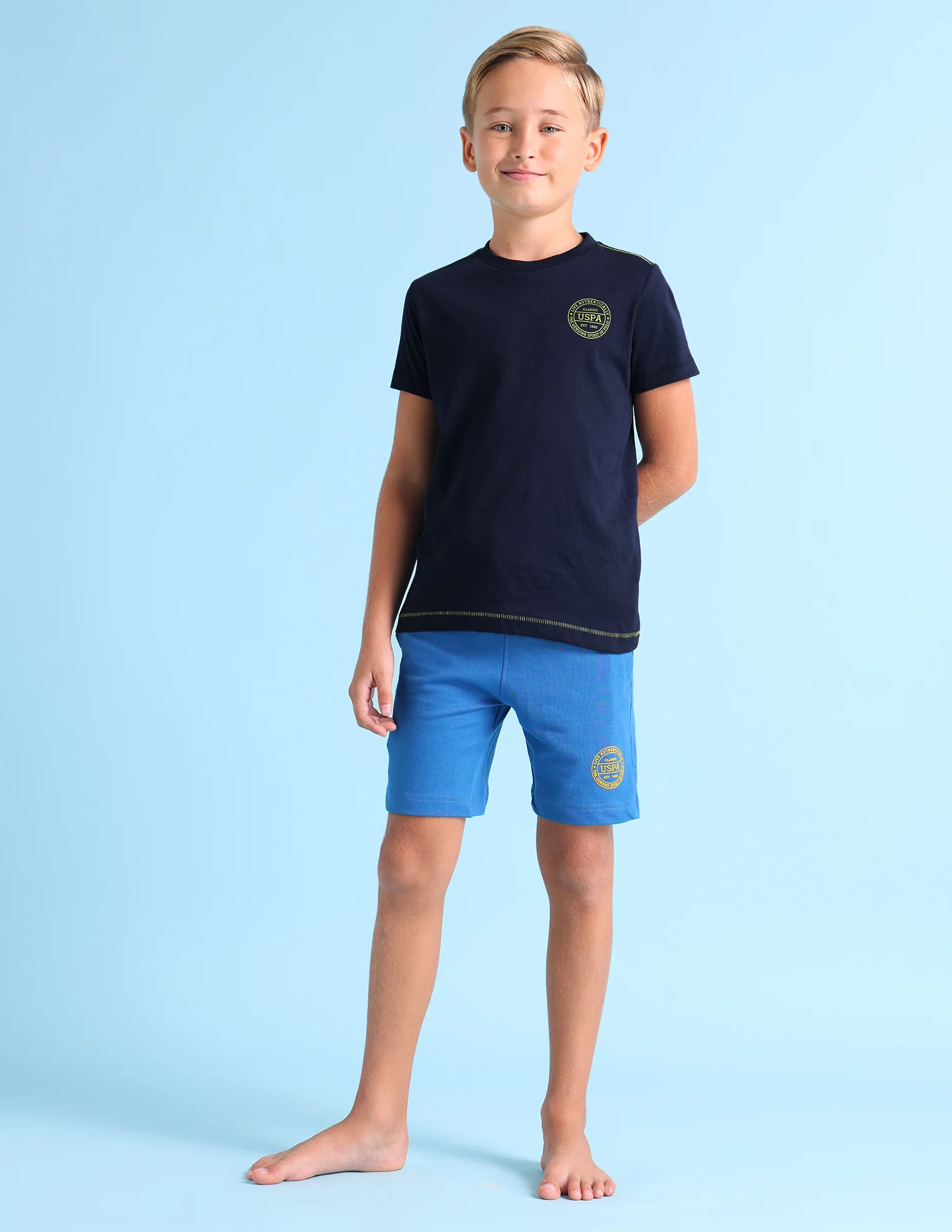 Ribbed Neck Cotton IKEA Lounge T-Shirt - Pack Of 1 - Image 3