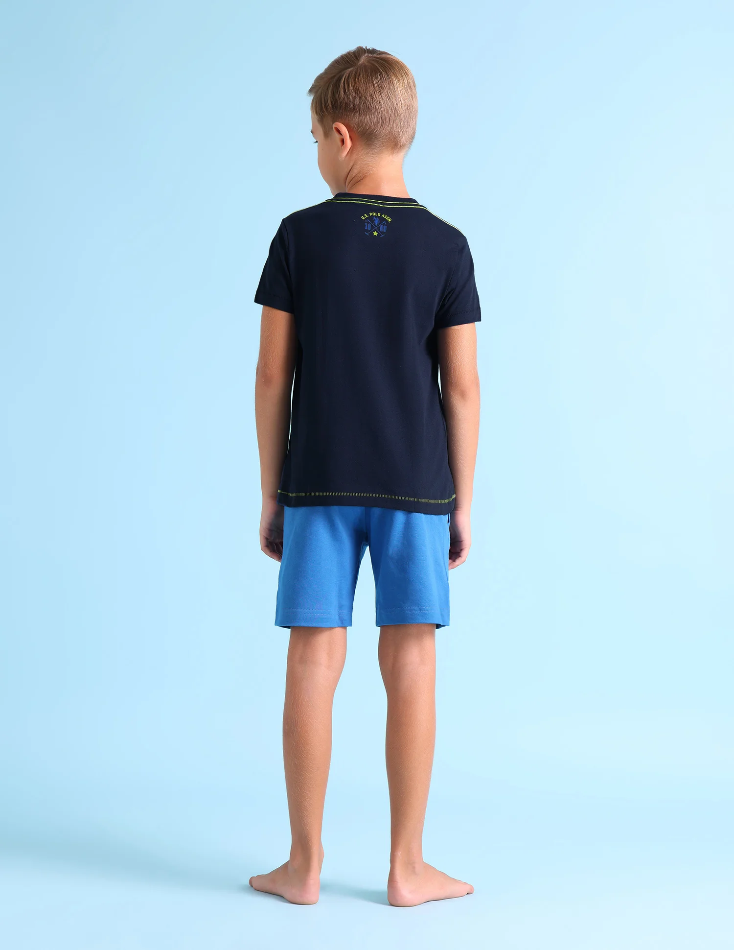 Ribbed Neck Cotton IKEA Lounge T-Shirt - Pack Of 1 - Image 4