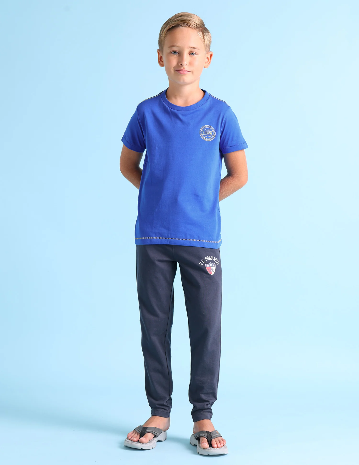 Ribbed Neck Cotton IKEA Lounge T-Shirt - Pack Of 1 - Image 3