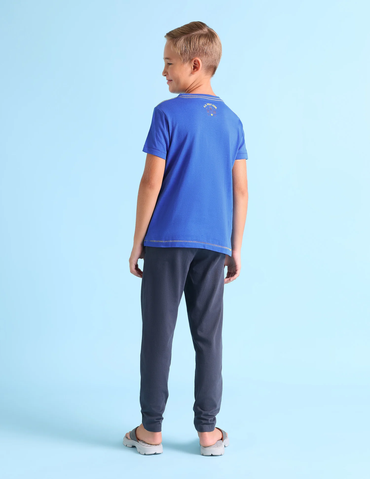 Ribbed Neck Cotton IKEA Lounge T-Shirt - Pack Of 1 - Image 4
