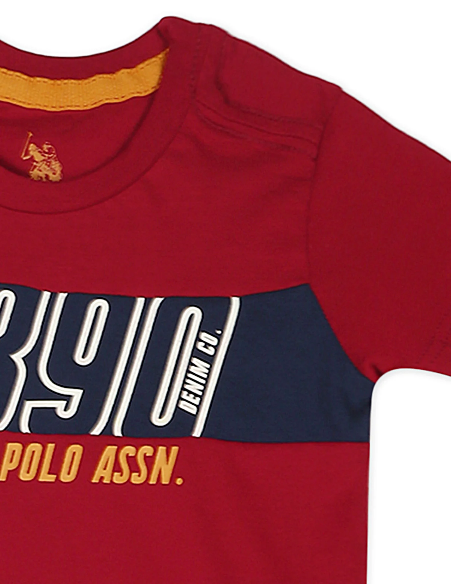 Ribbed Neck Logo T-Shirt - Image 3