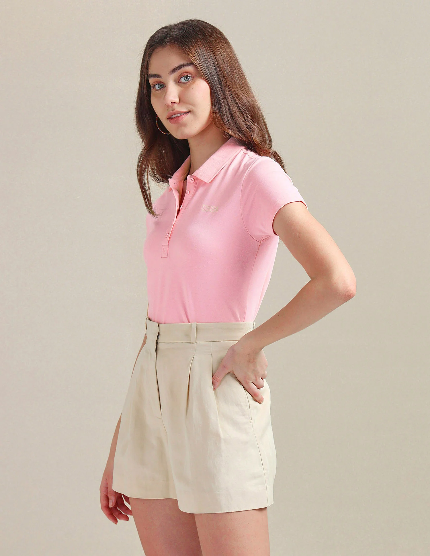 Rice Stitch Logo Polo Shirt - Image 4