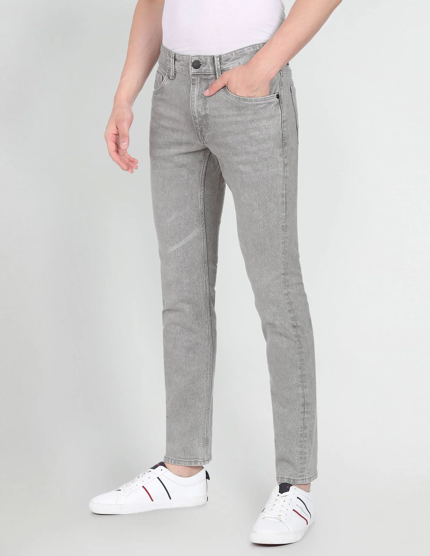 Rinsed Brandon Slim Tapered Fit Jeans - Image 4