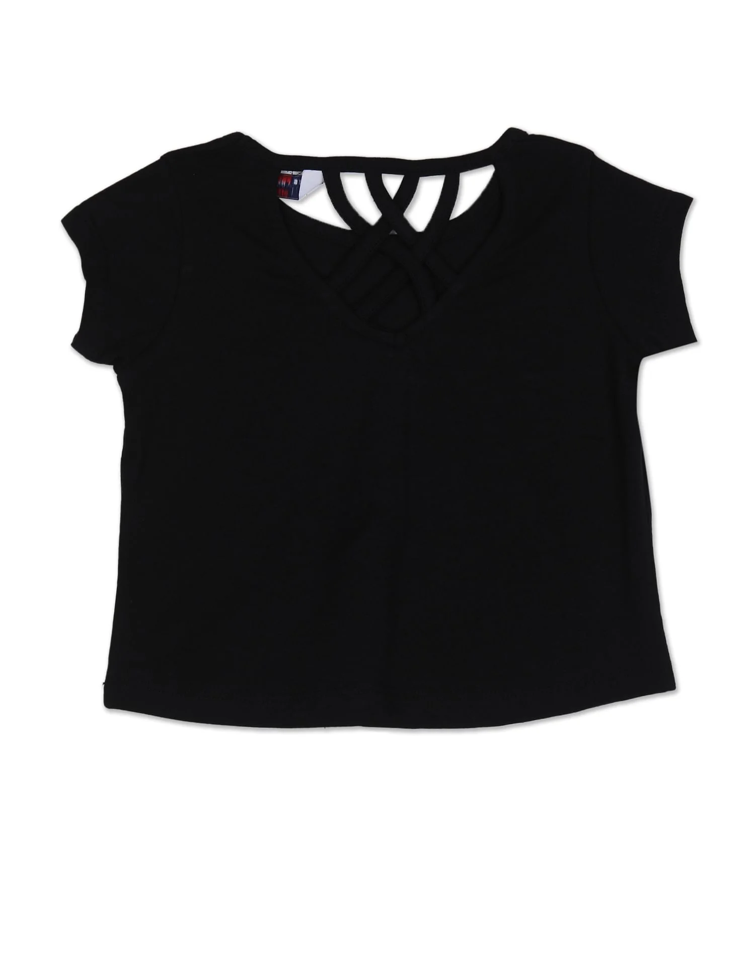 Round Neck Brand Print T-Shirt - Image 2