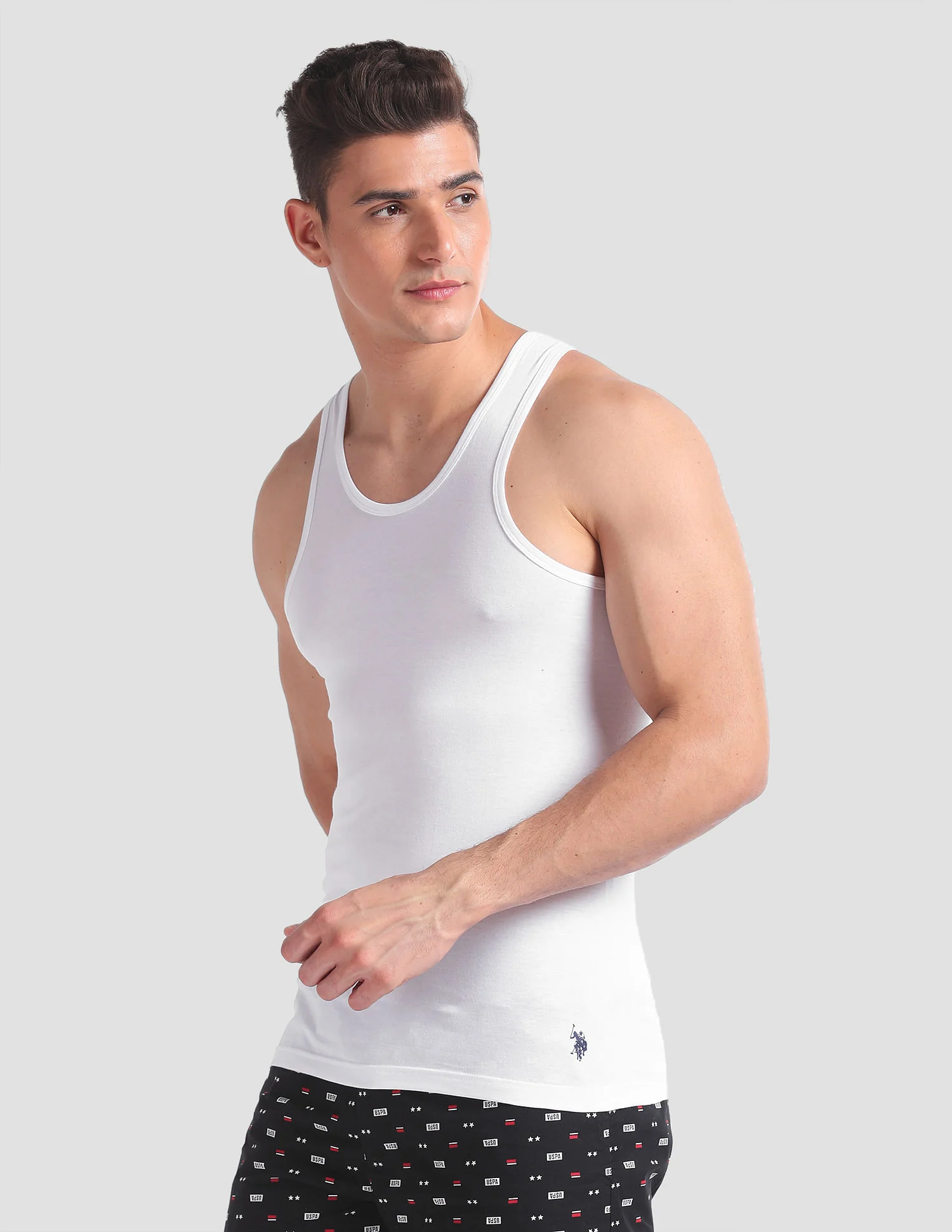 Round Neck Cotton Jersey I661 Vest - Pack Of 1 - Image 4