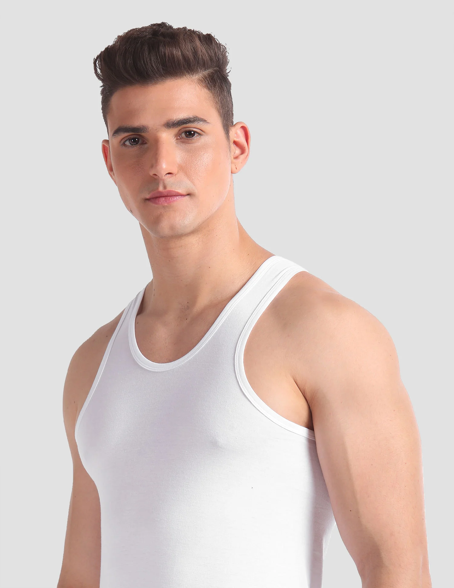 Round Neck Cotton Jersey I661 Vest - Pack Of 1 - Image 7