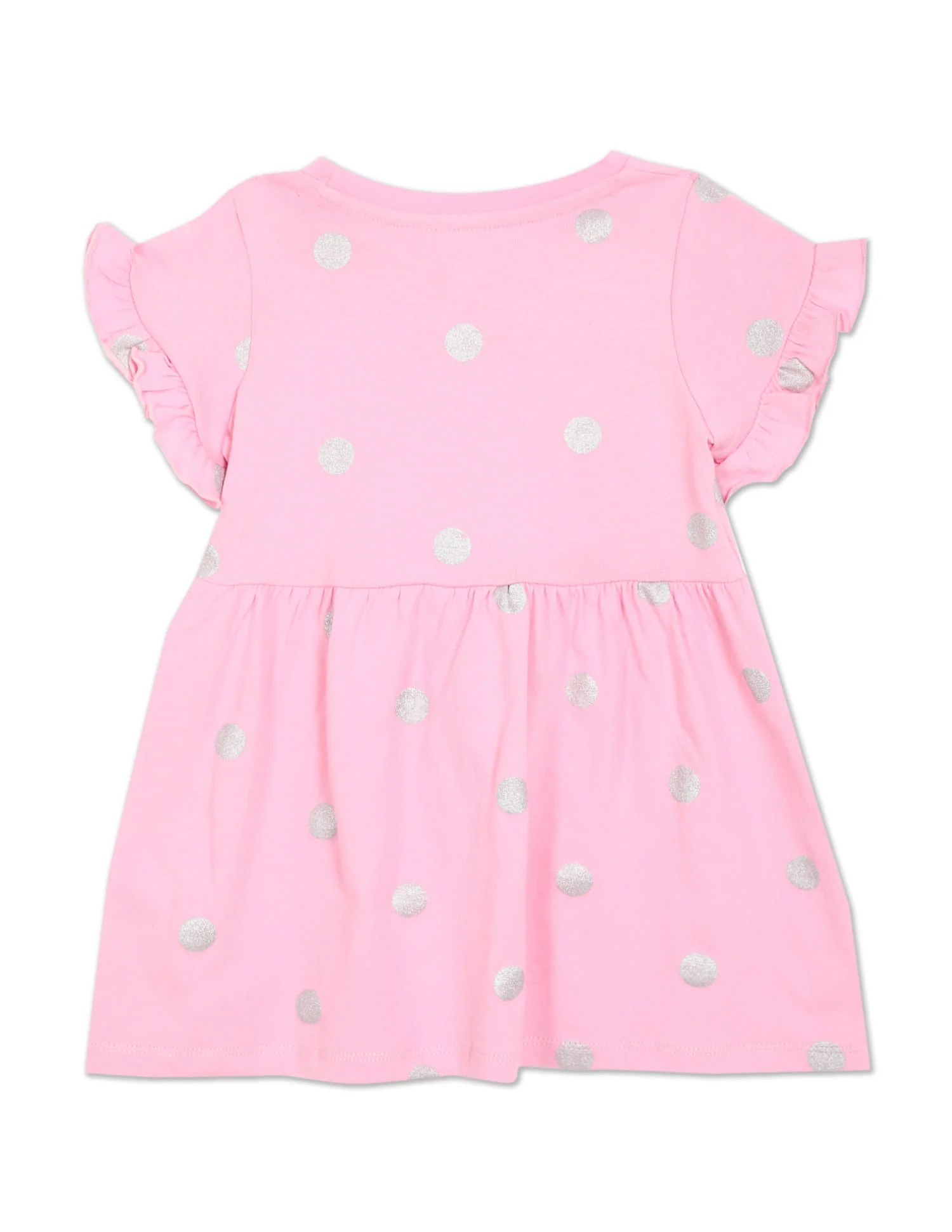 Round Neck Printed Dress - Image 2
