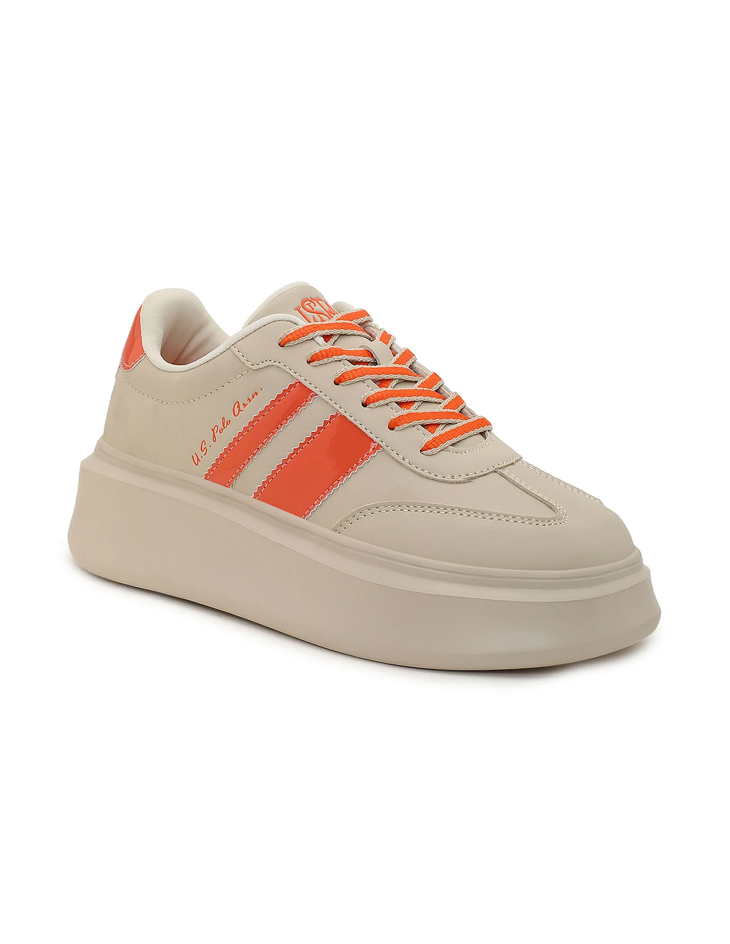 Round Toe Colour Block Hazel Sneakers