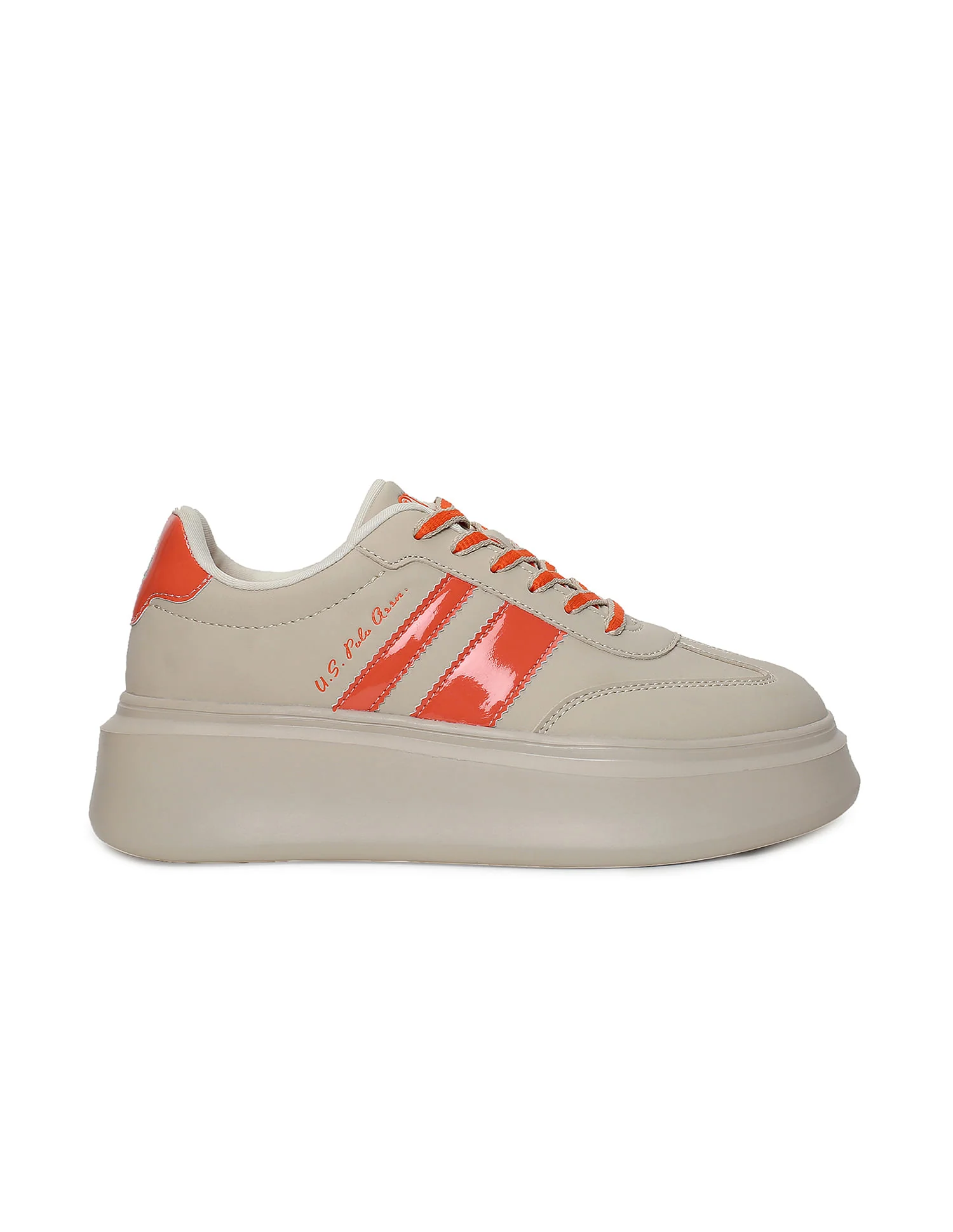 Round Toe Colour Block Hazel Sneakers - Image 4