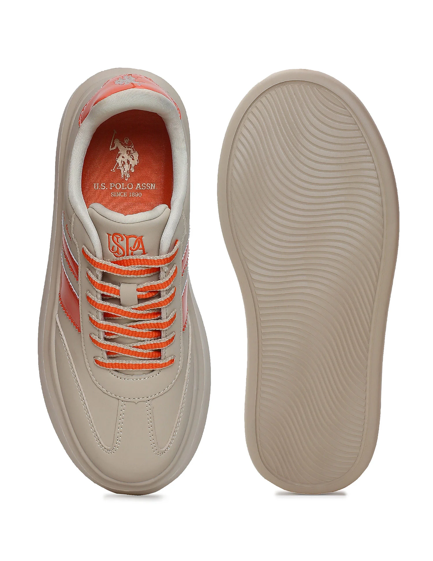 Round Toe Colour Block Hazel Sneakers - Image 5