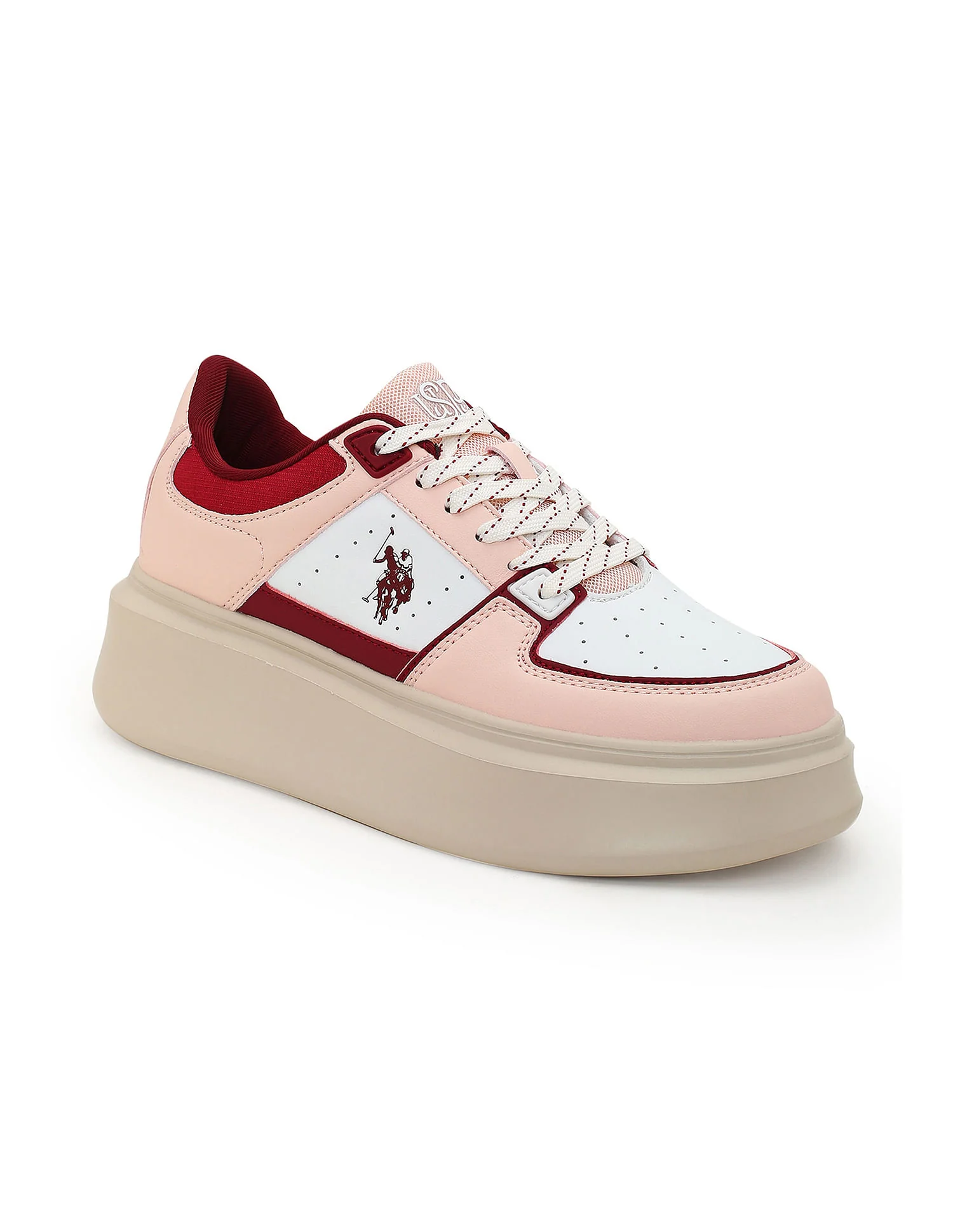 Women Round Toe Colour Block Kai Sneakers