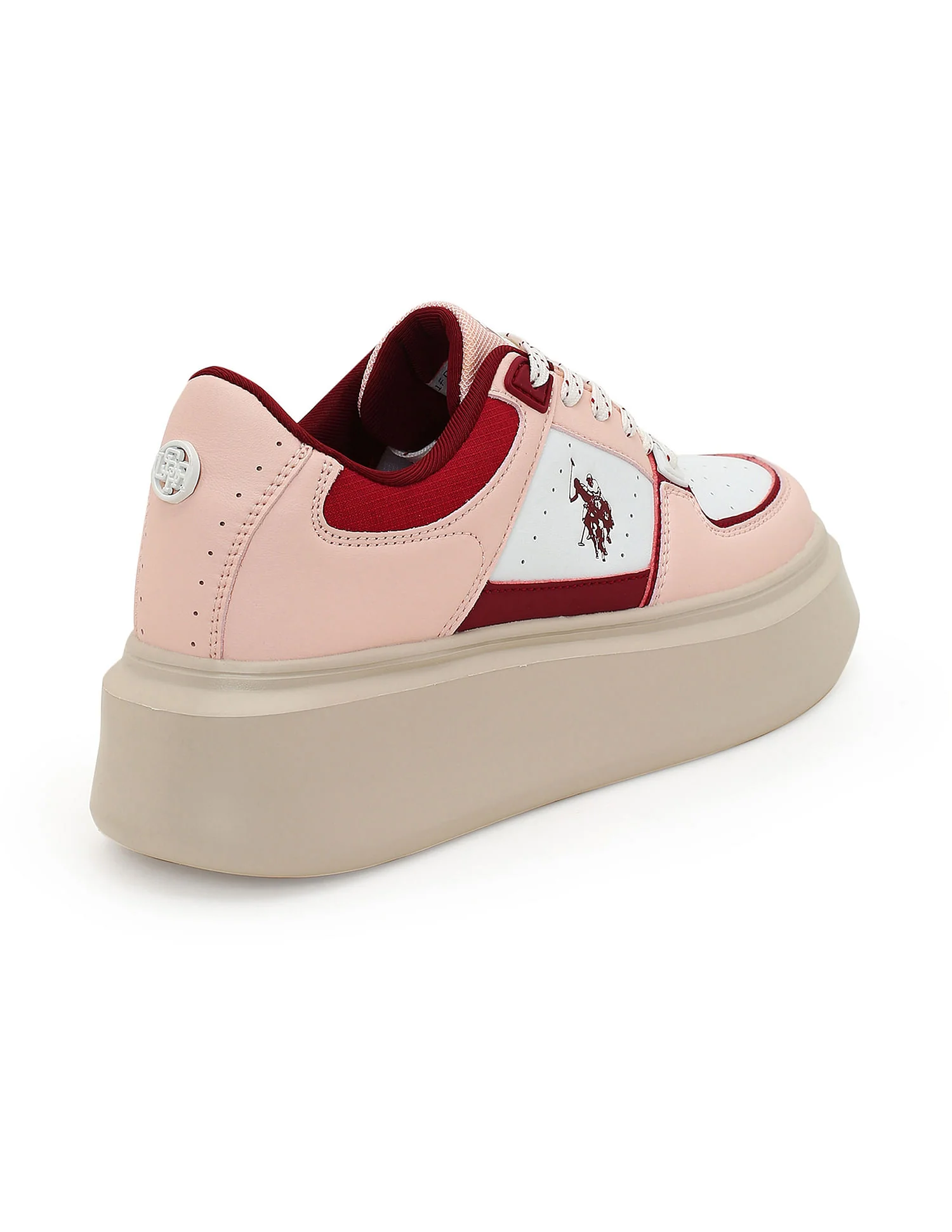 Women Round Toe Colour Block Kai Sneakers - Image 3