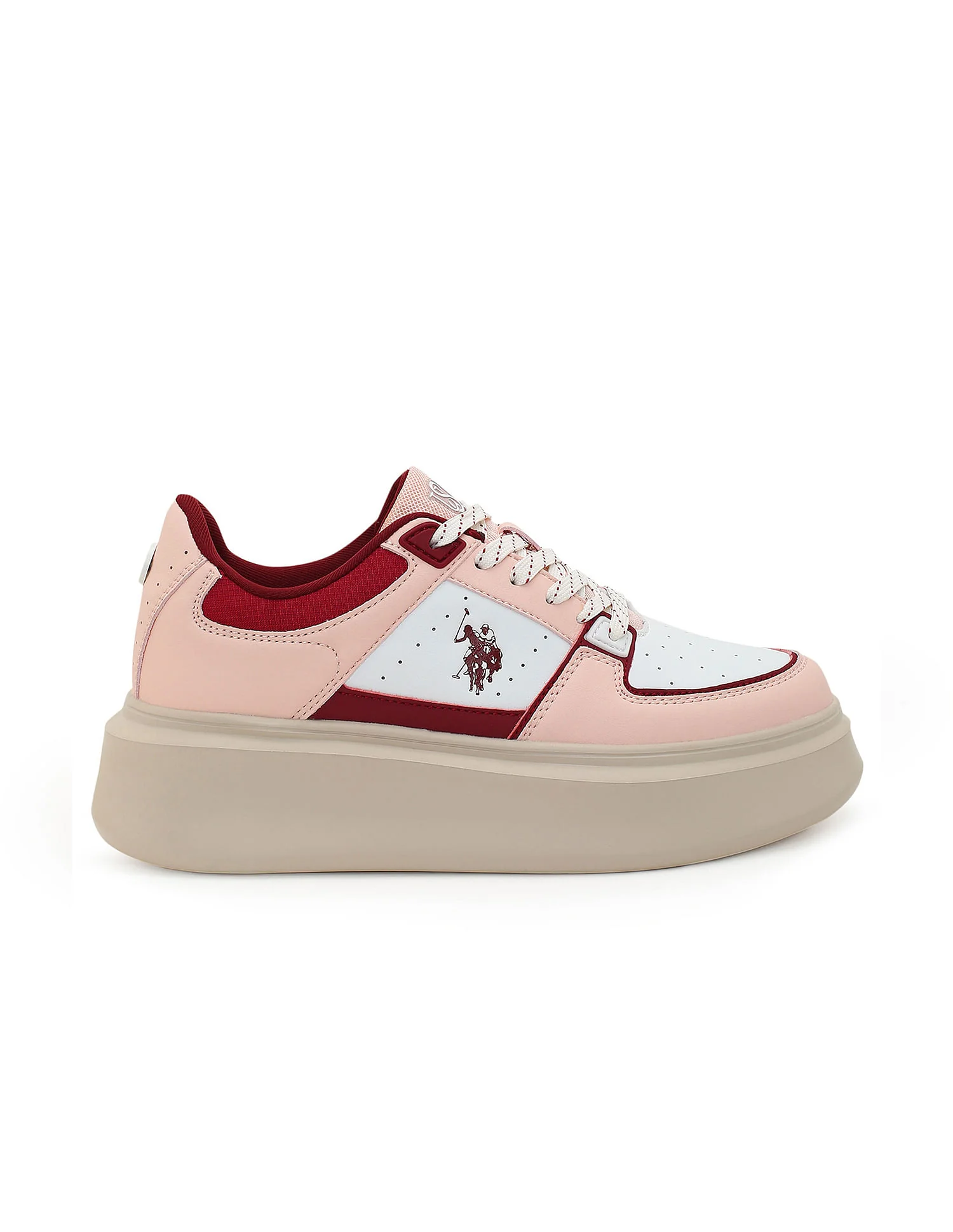 Women Round Toe Colour Block Kai Sneakers - Image 4