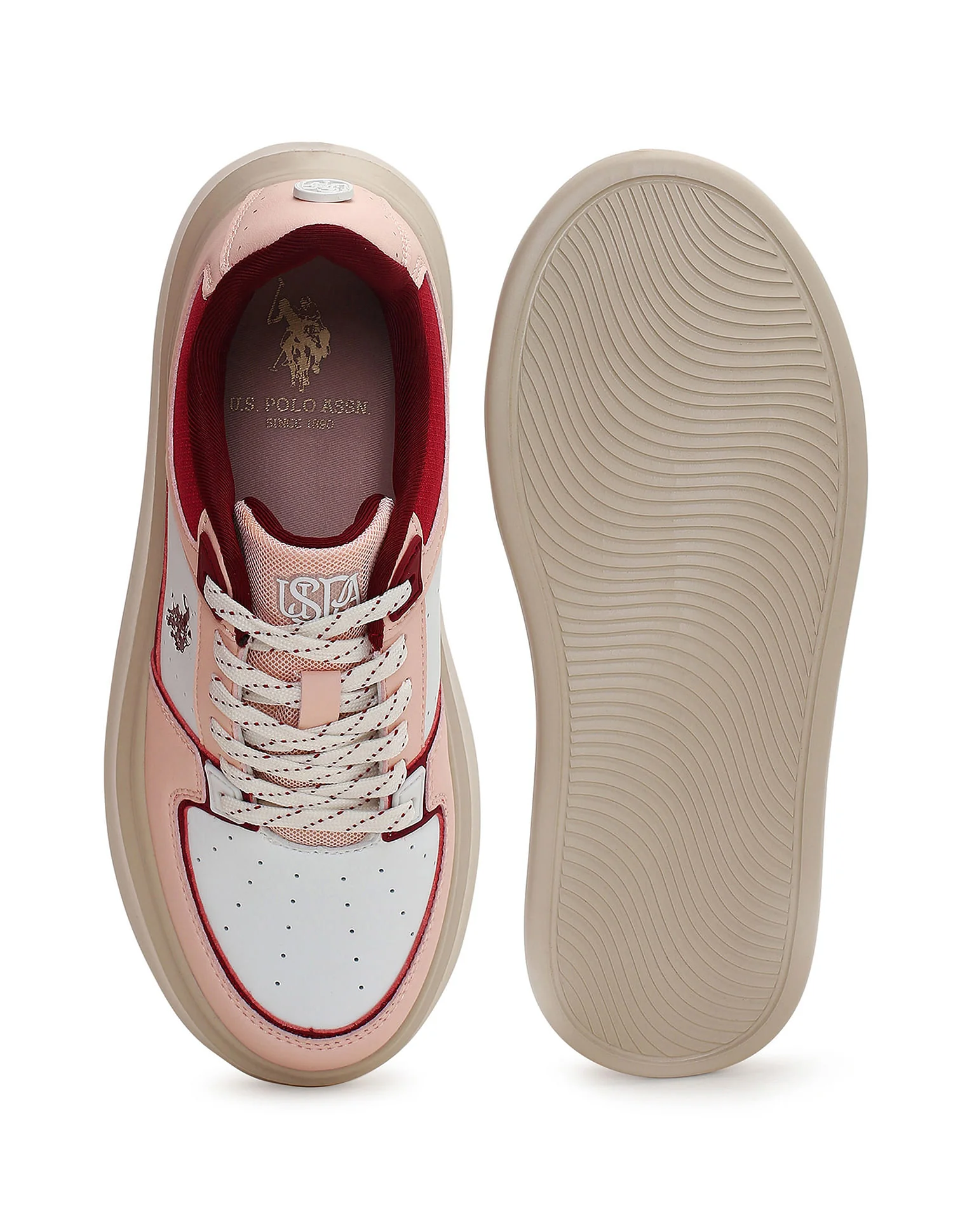 Women Round Toe Colour Block Kai Sneakers - Image 5