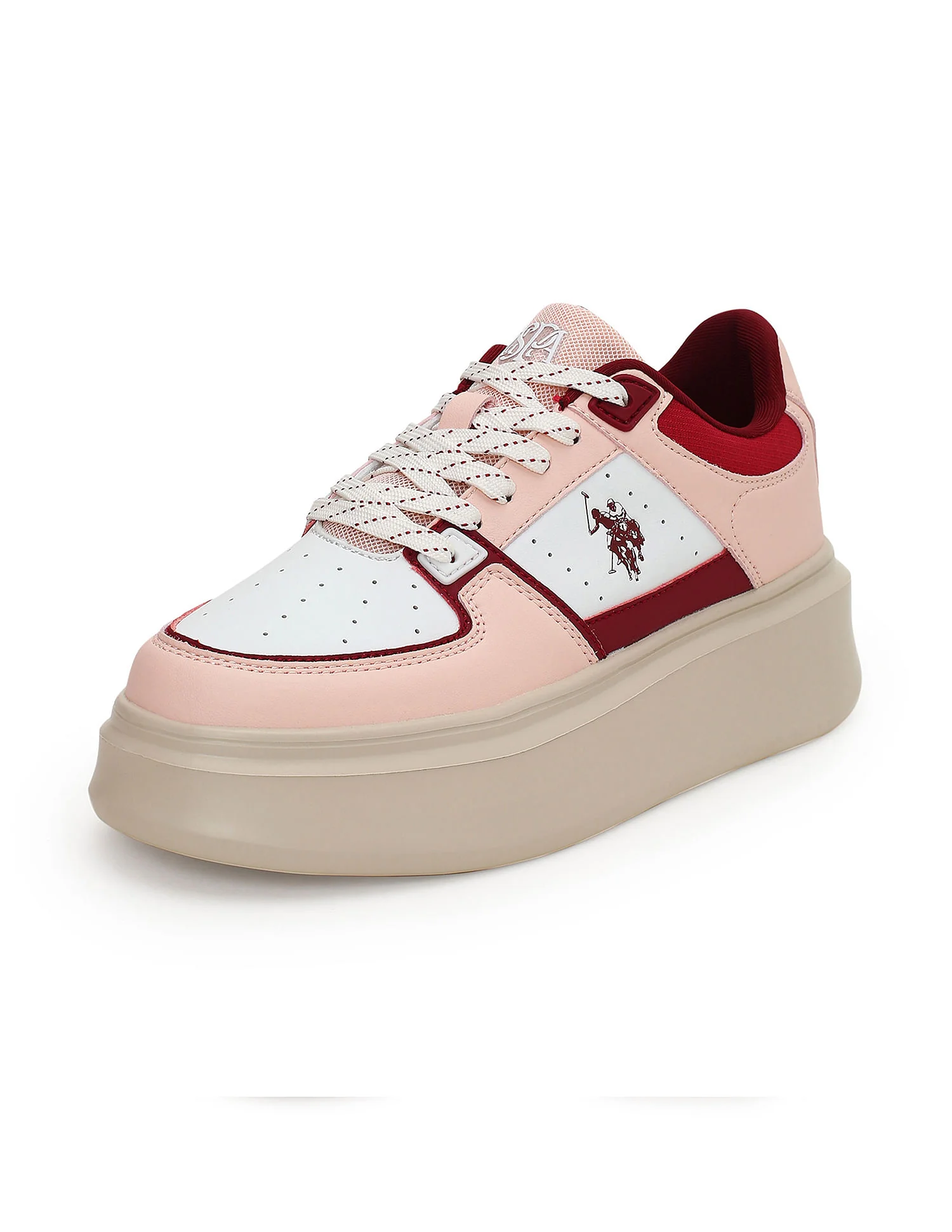 Women Round Toe Colour Block Kai Sneakers - Image 6