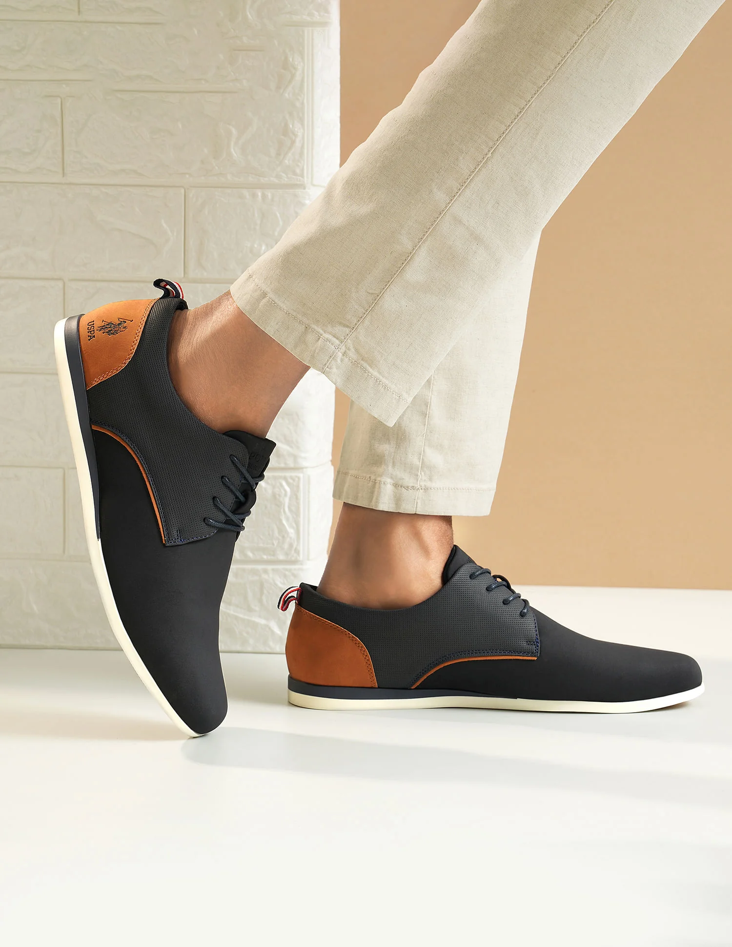 Men Round Toe Colour Block Lucius 2.0 Shoes