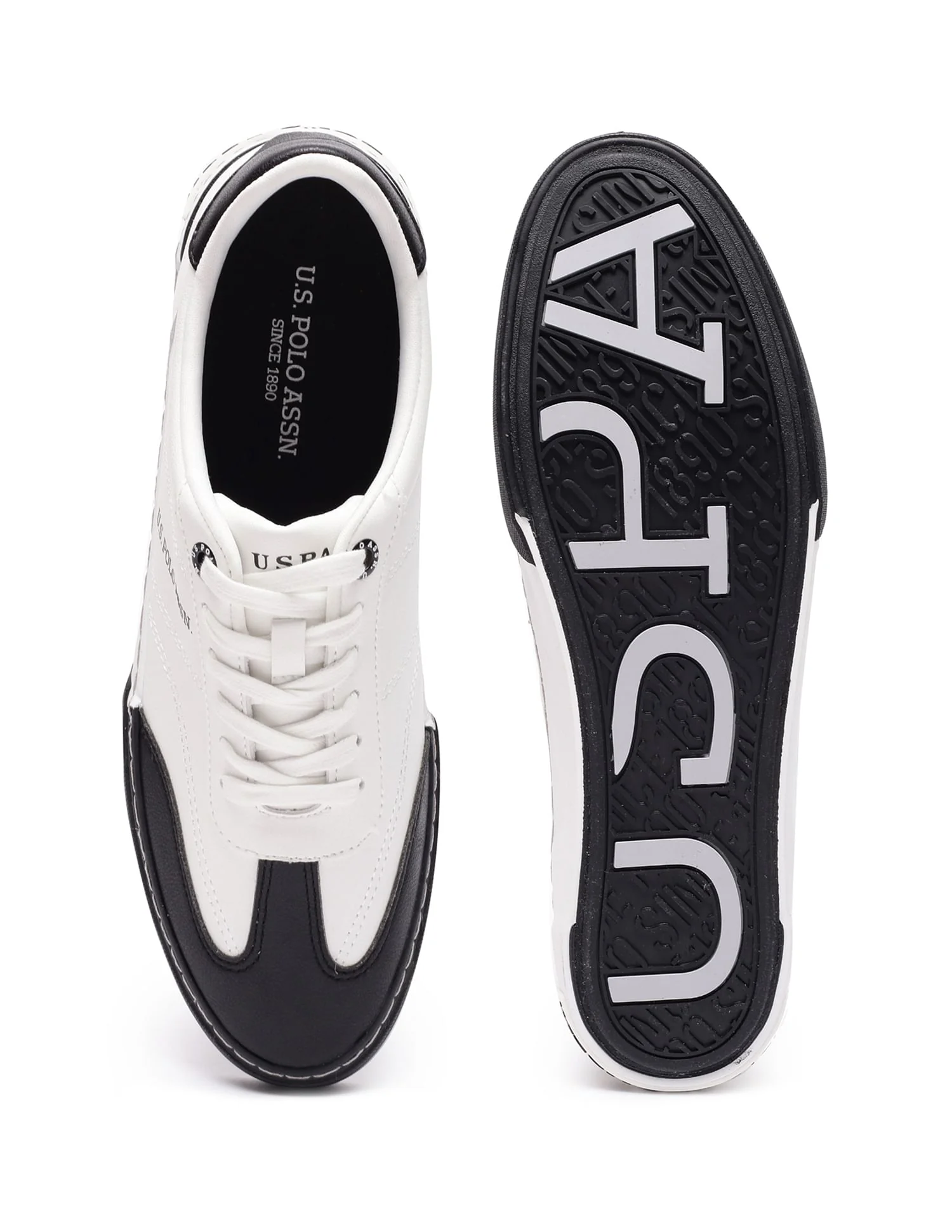 Round Toe Solid Gain Sneakers - Image 4